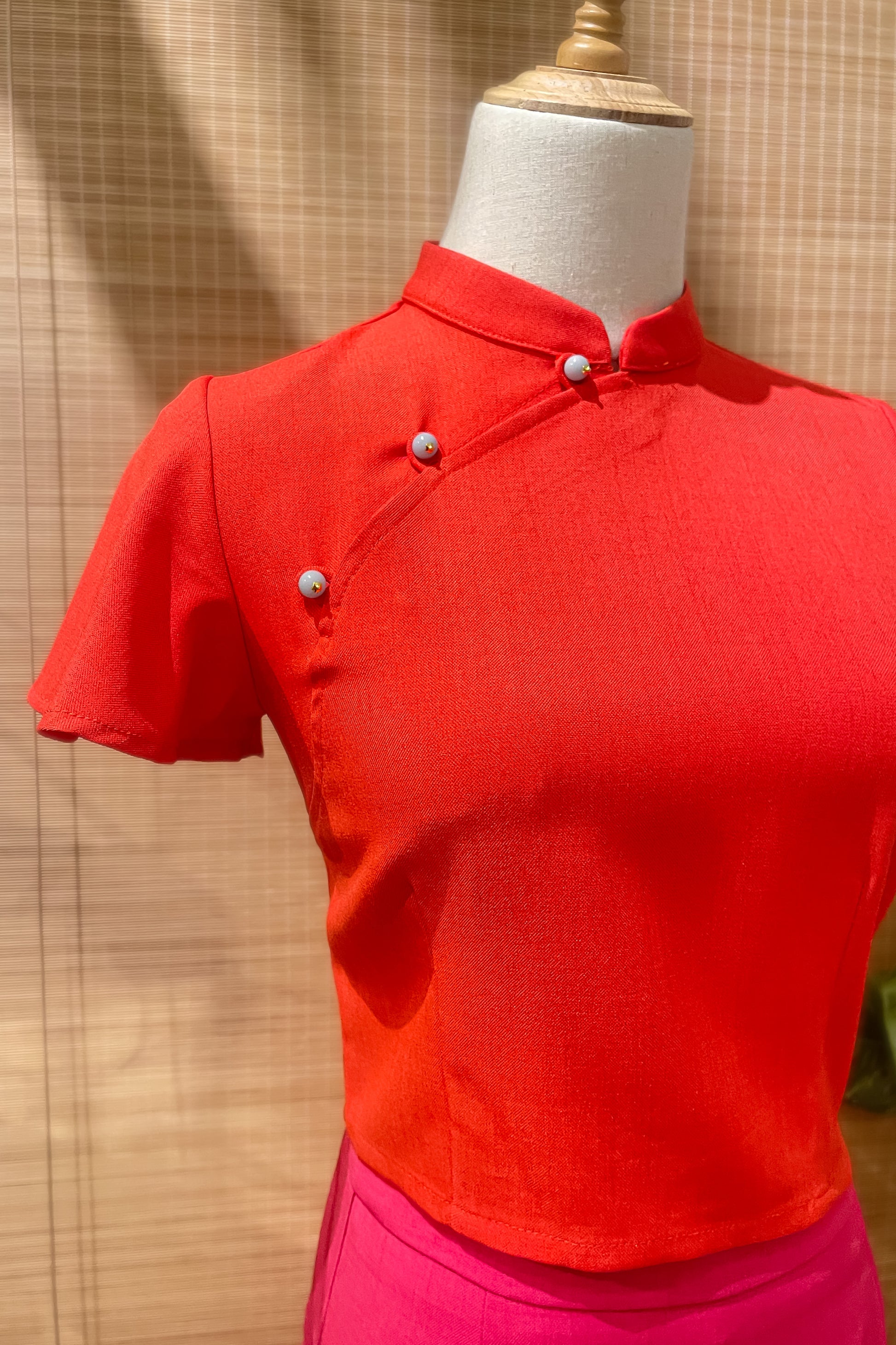 PINGYANG TOP IN TANGERINE