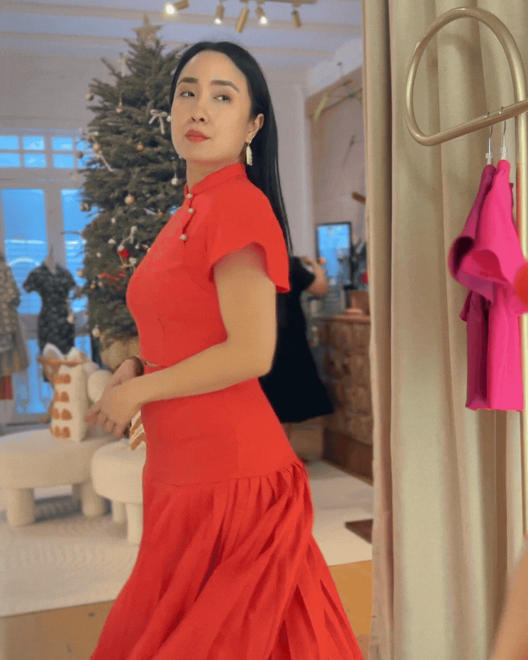 PINGYANG TOP IN TANGERINE