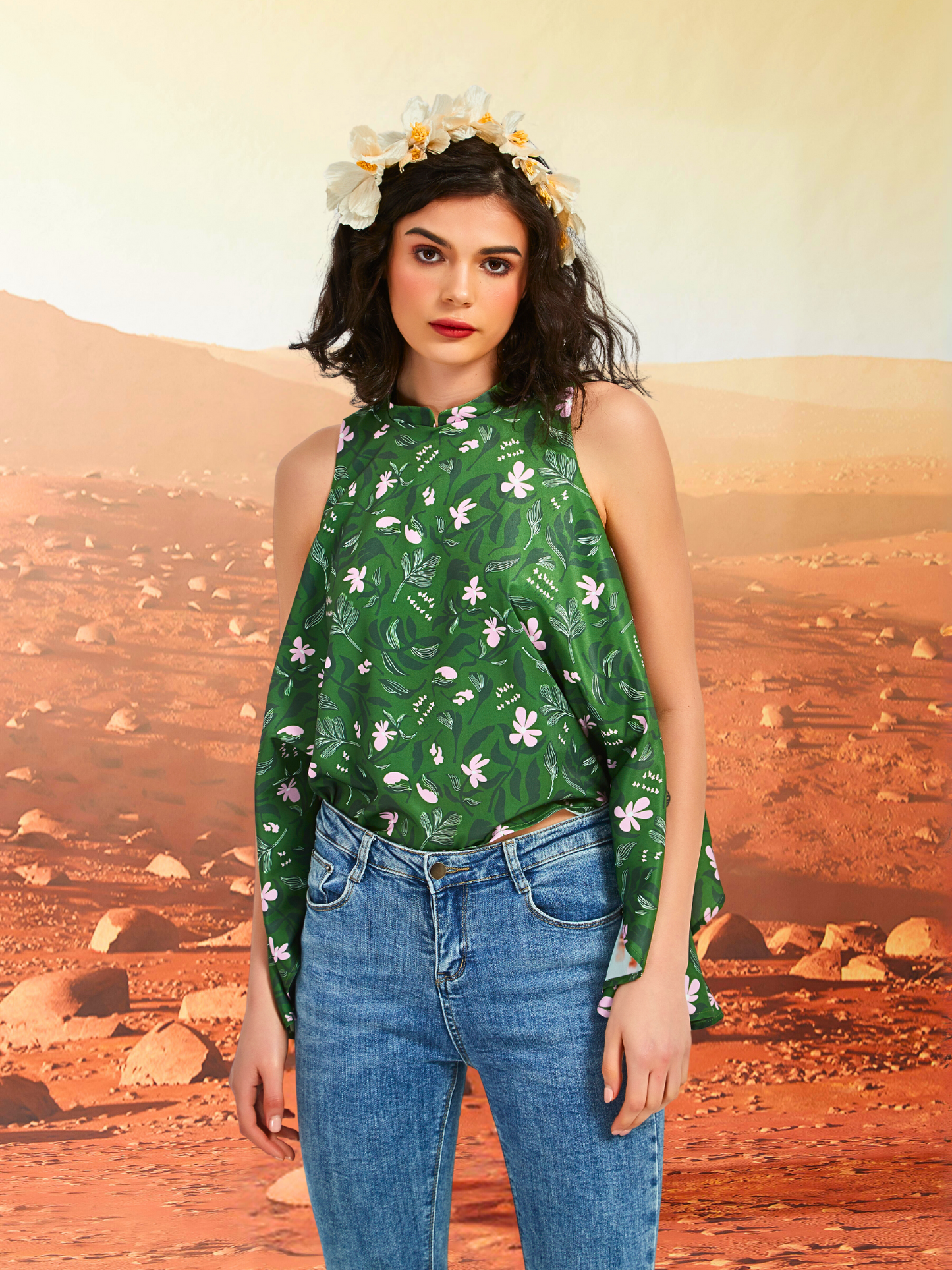 MANDARINE TOP IN WINTERGREEN