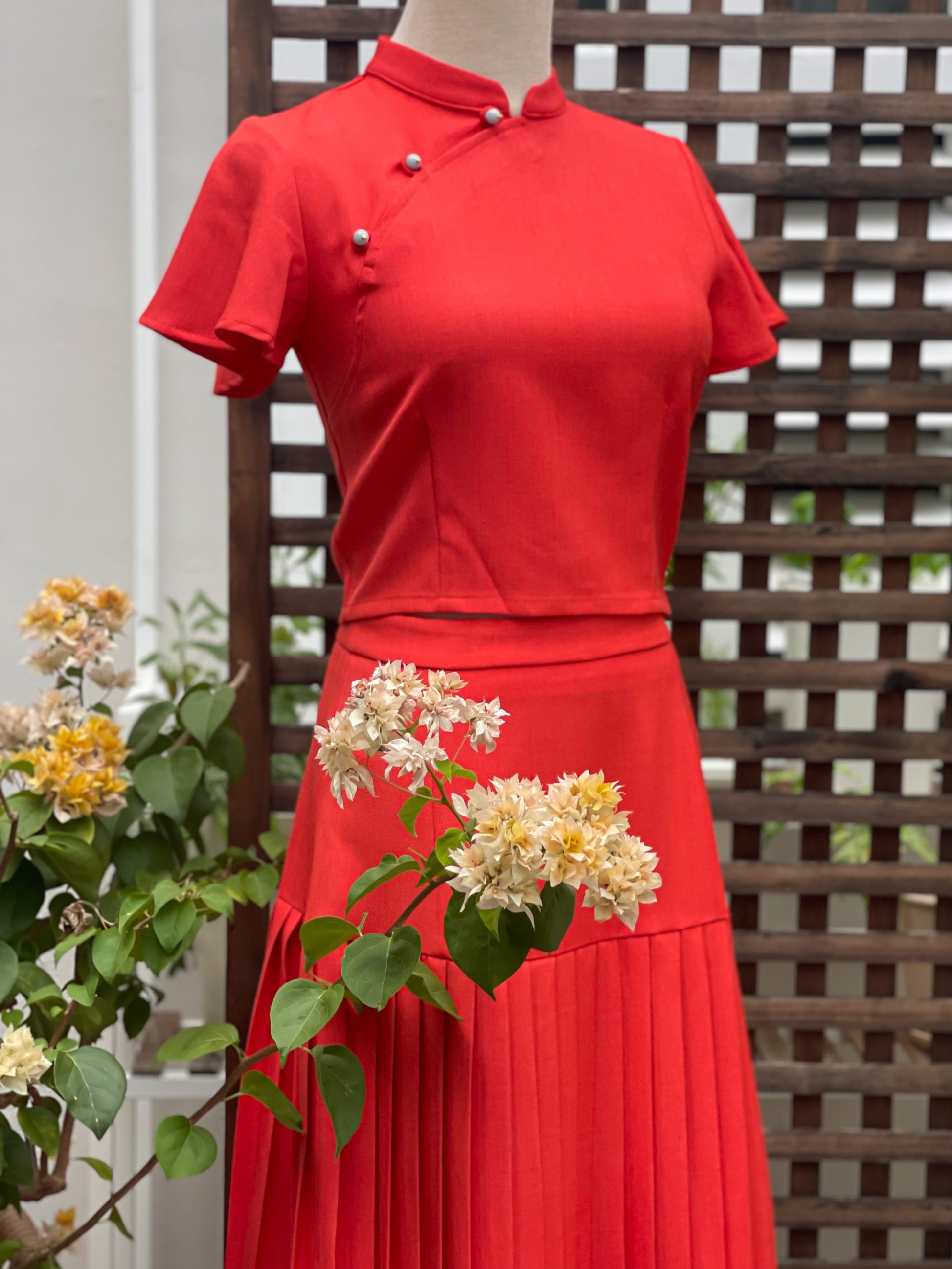 PINGYANG TOP IN TANGERINE