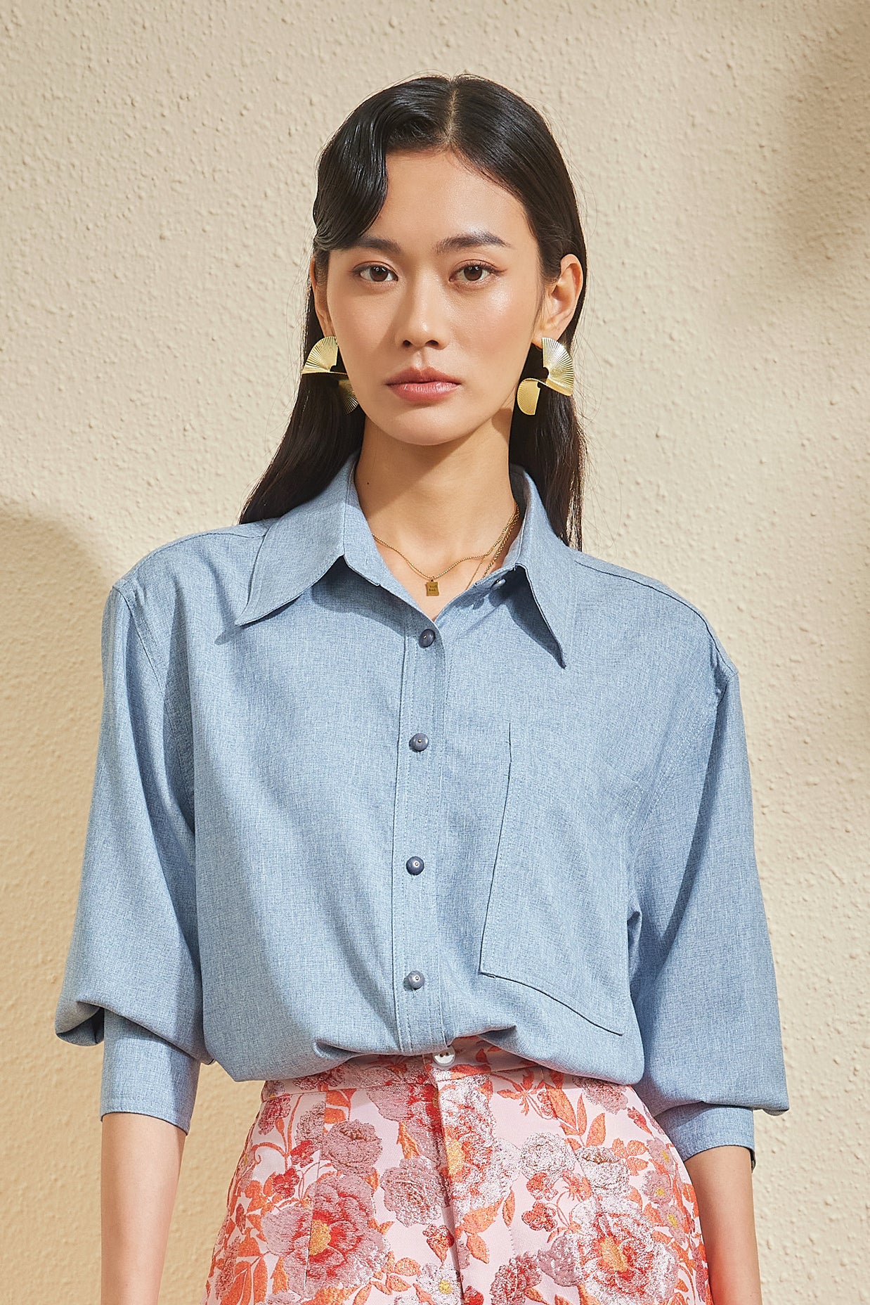 ESCAPE ARTIST SHIRT IN COASTAL