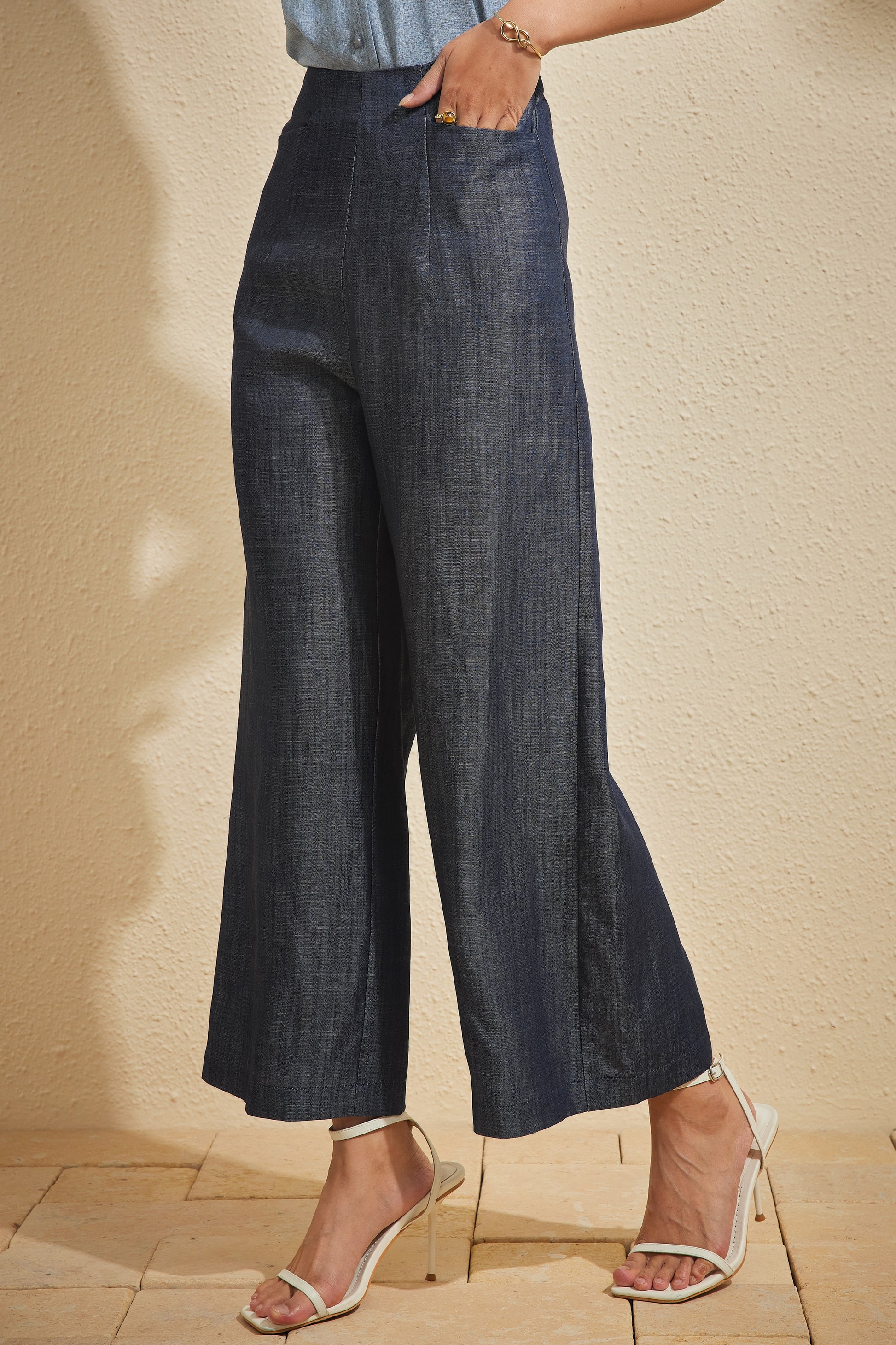 DARIA PANTS IN DARKWASH DENIM