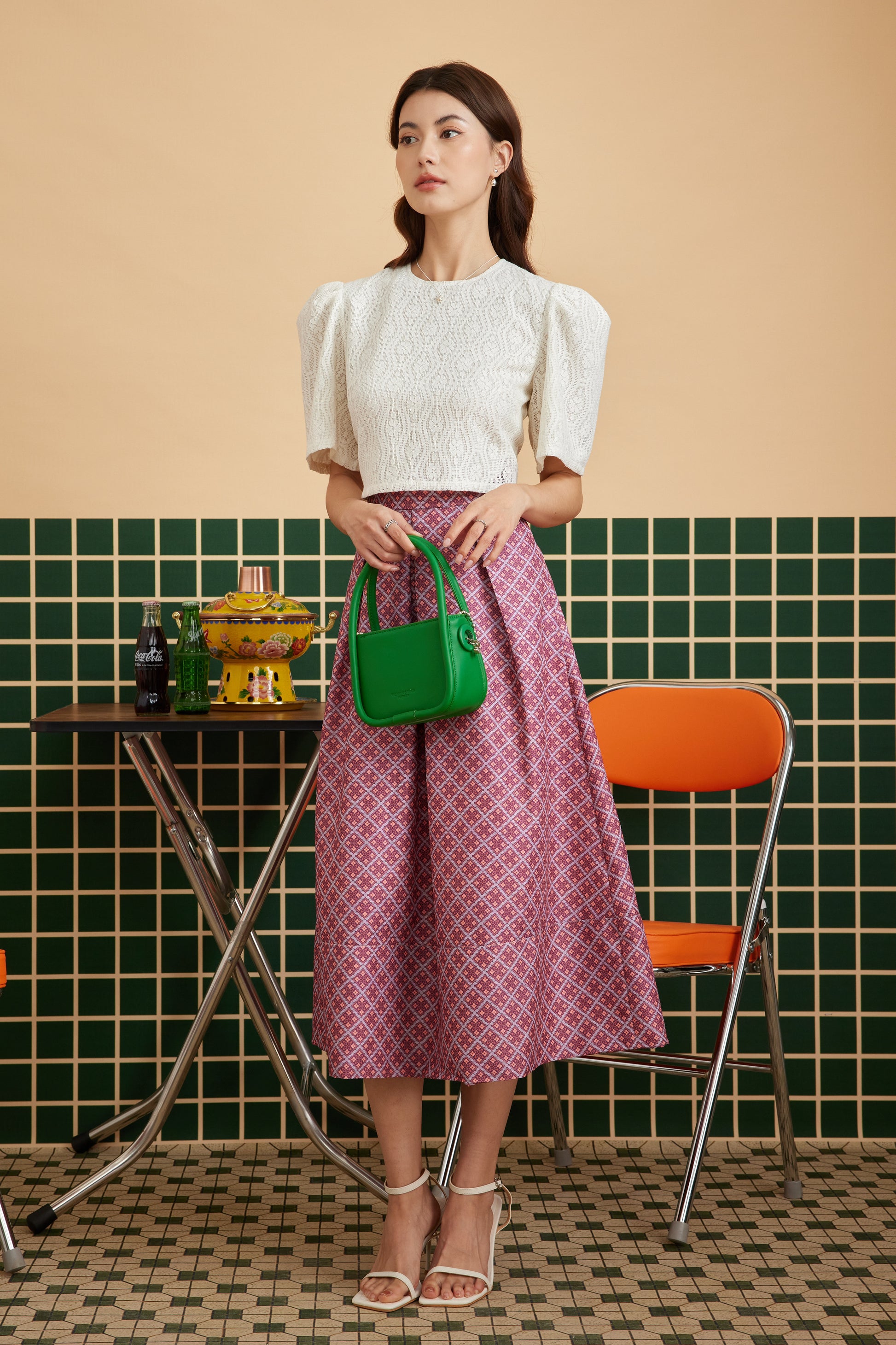 CAMISA IN CROCHET CREAM