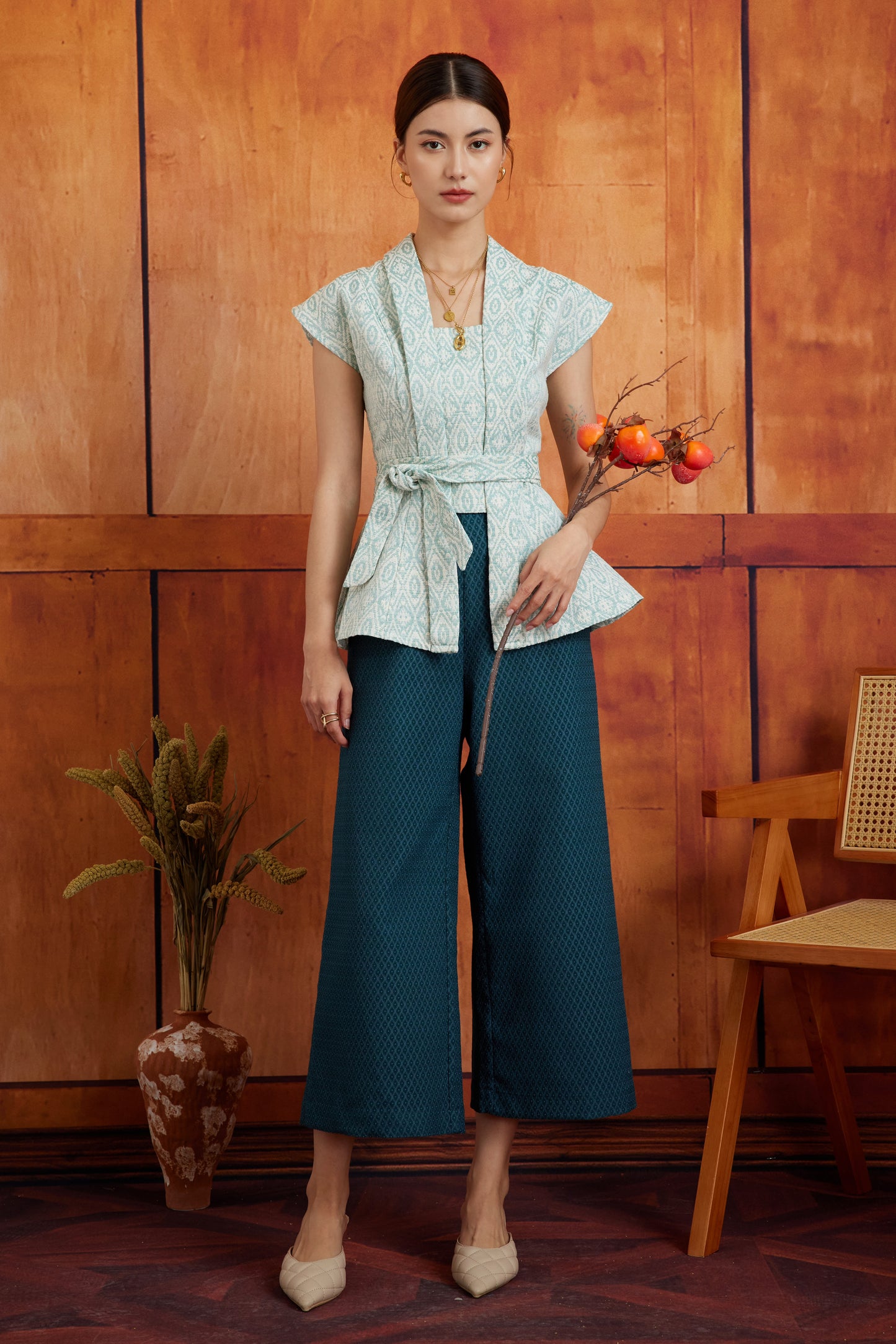 NYA CHIK TOP IN DUSK IKAT
