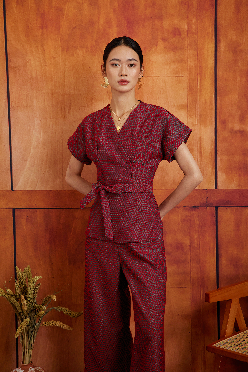 LEIZU CHANG IN RUBY HONEYCOMB