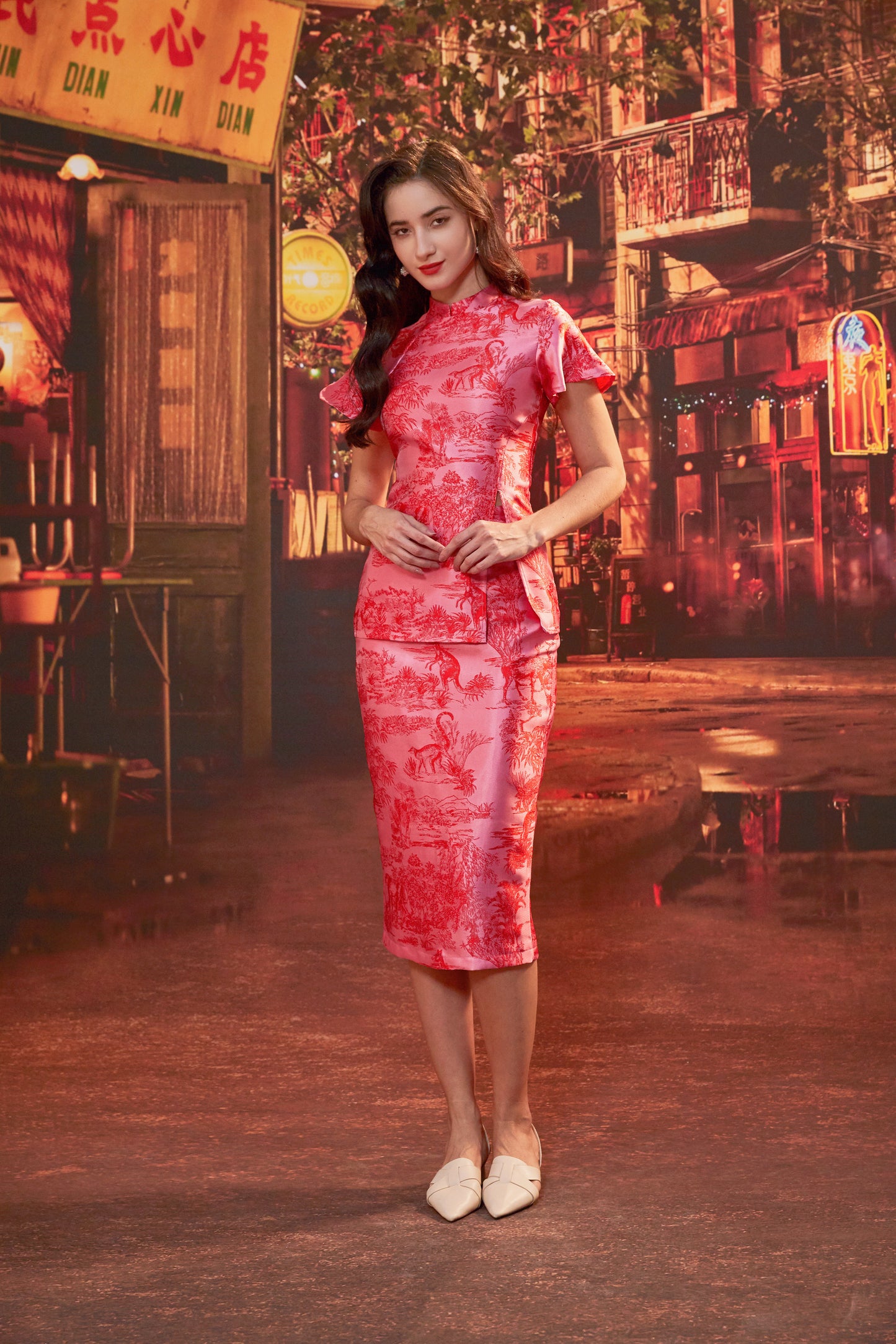SOUTHERNER SET IN PINK MARTINI