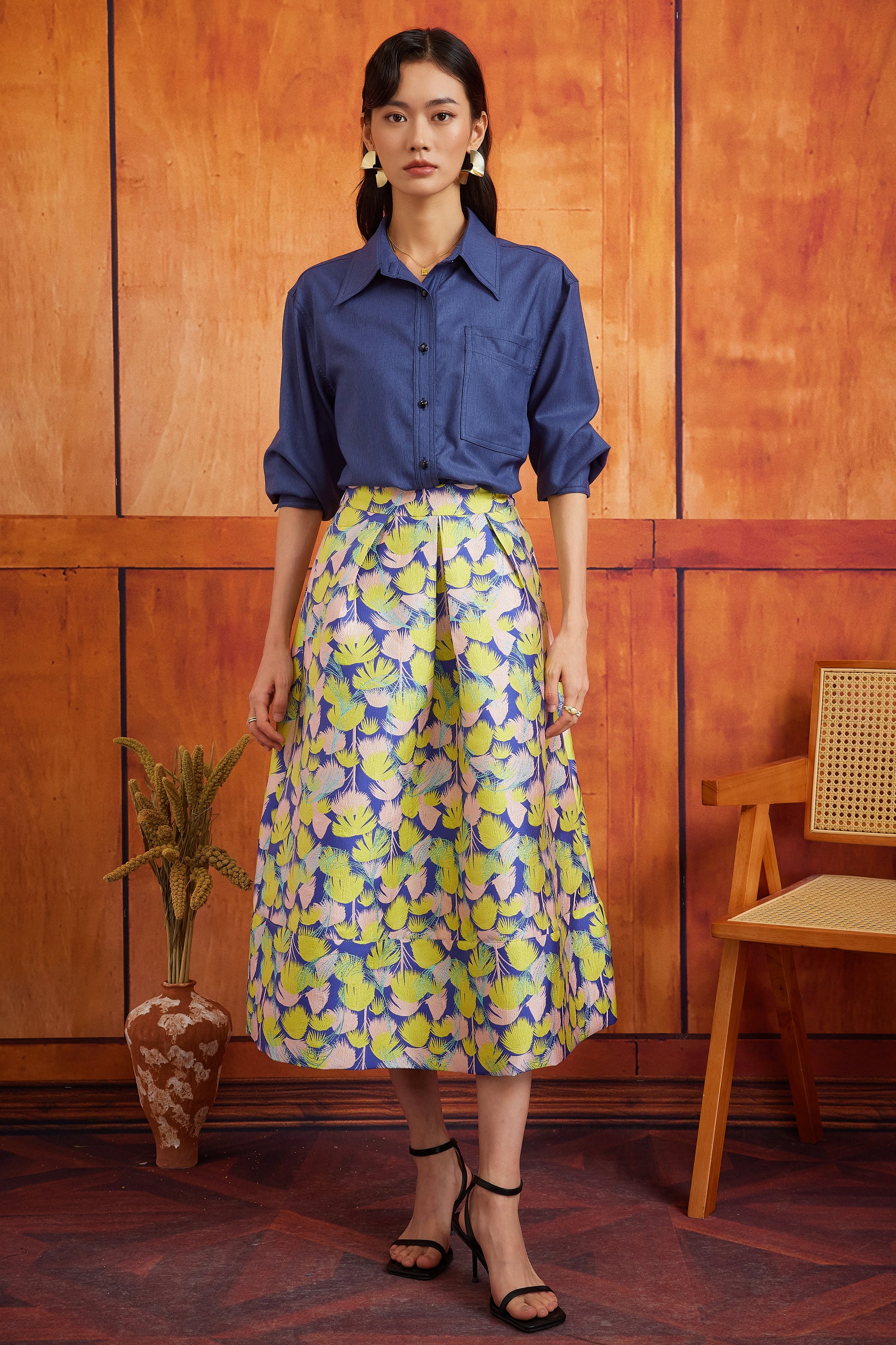 HANA SKIRT IN KALAMANSI