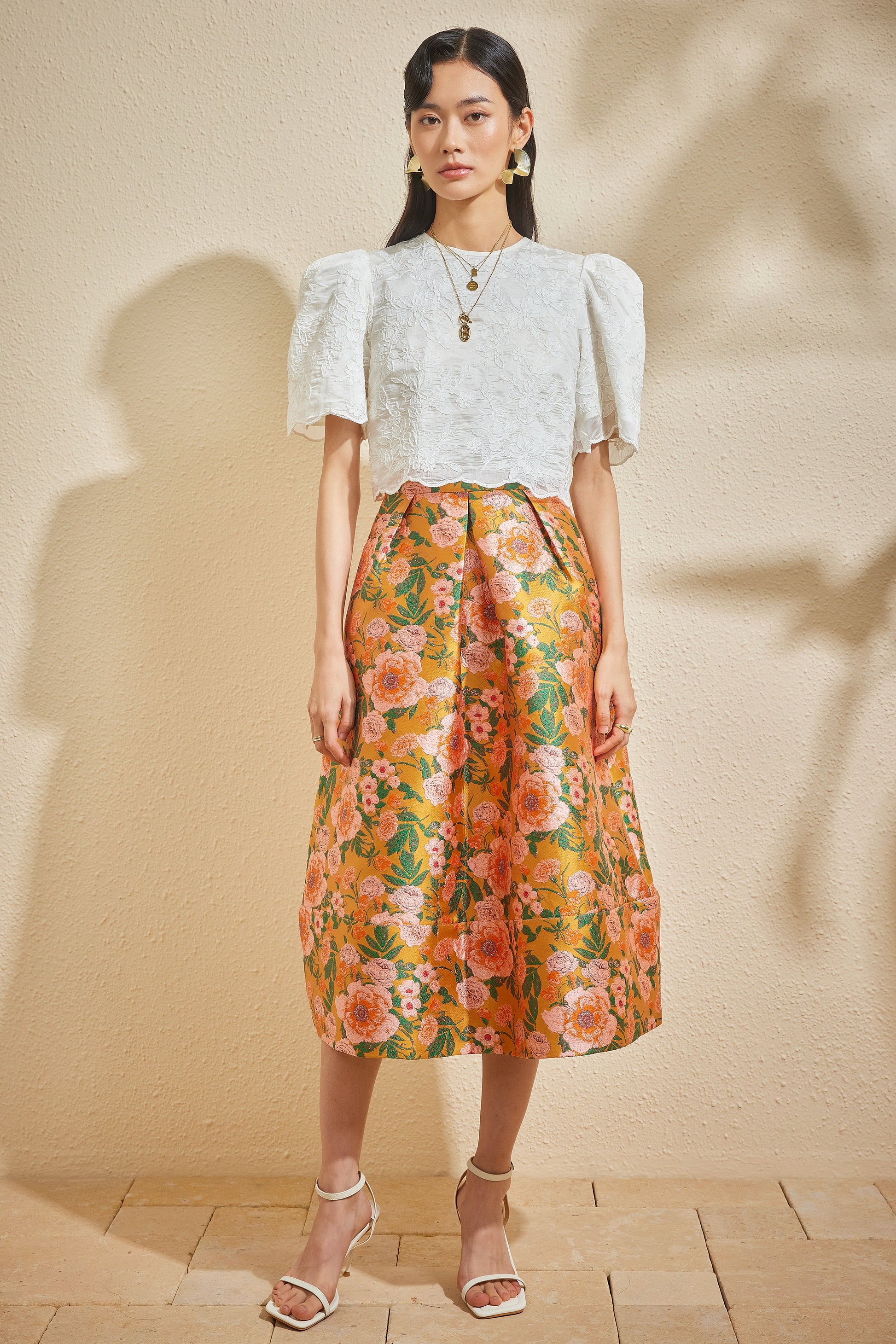 HANA SKIRT IN VINTAGE BLOSSOM
