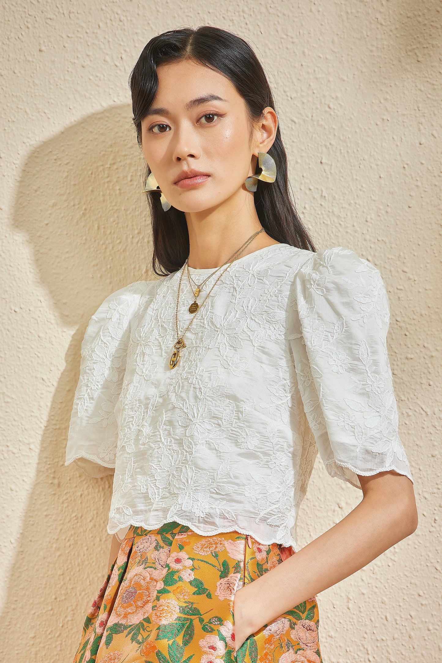 CAMISA IN BRODERIE