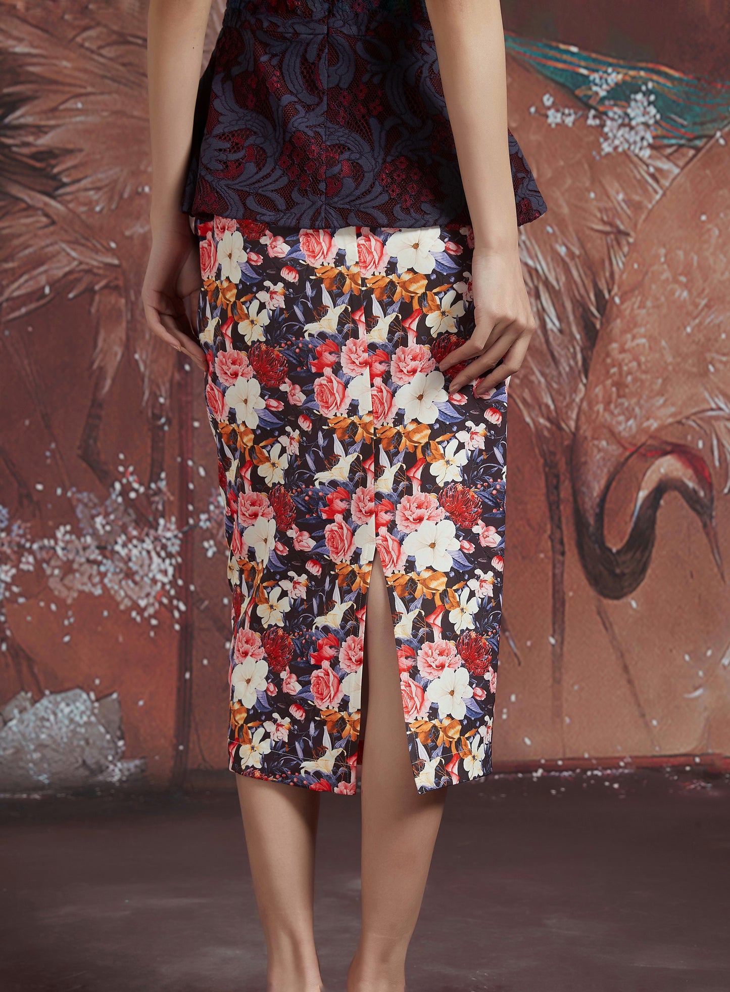 NARI SKIRT IN QUEEN OF MIDNIGHT