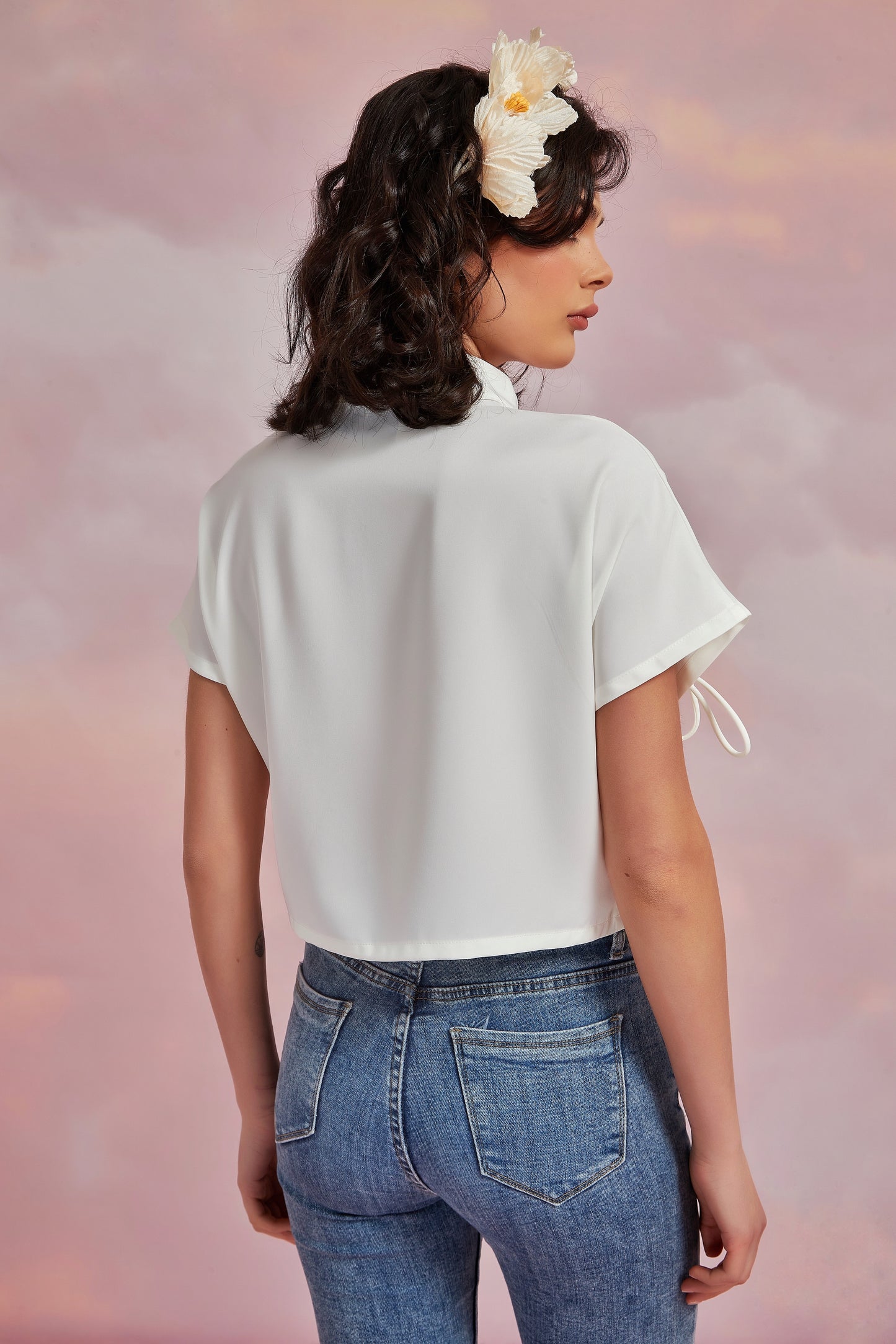 YAN TOP IN IVORIE