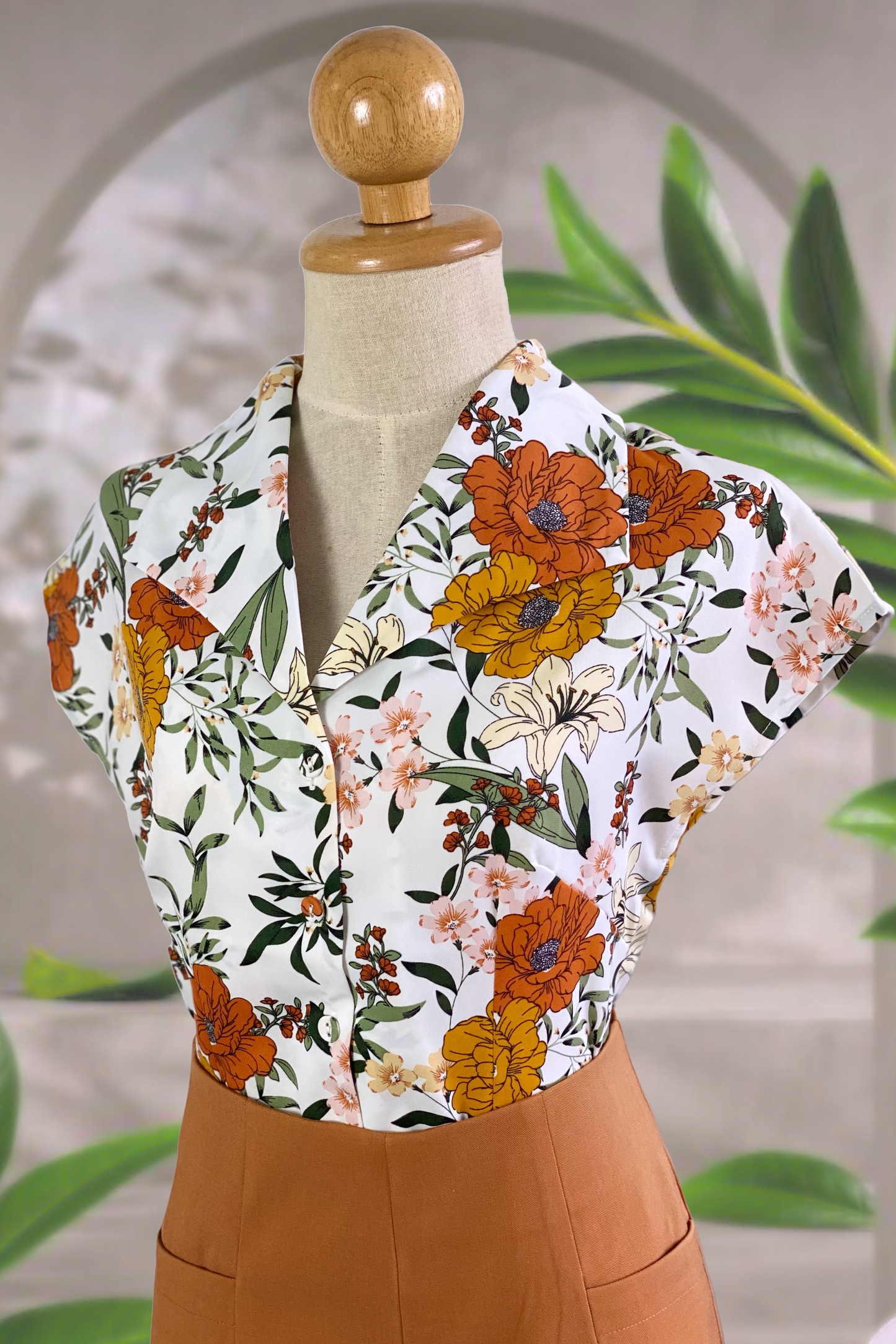 ROCKABILLY VINTAGE SHIRT IN SOLEIL
