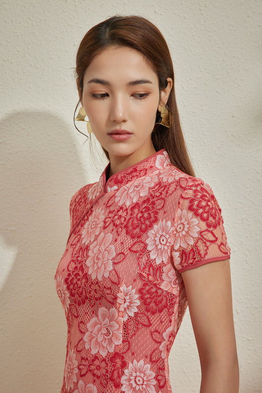 VINTAGE HSI SHIH IN ROSA