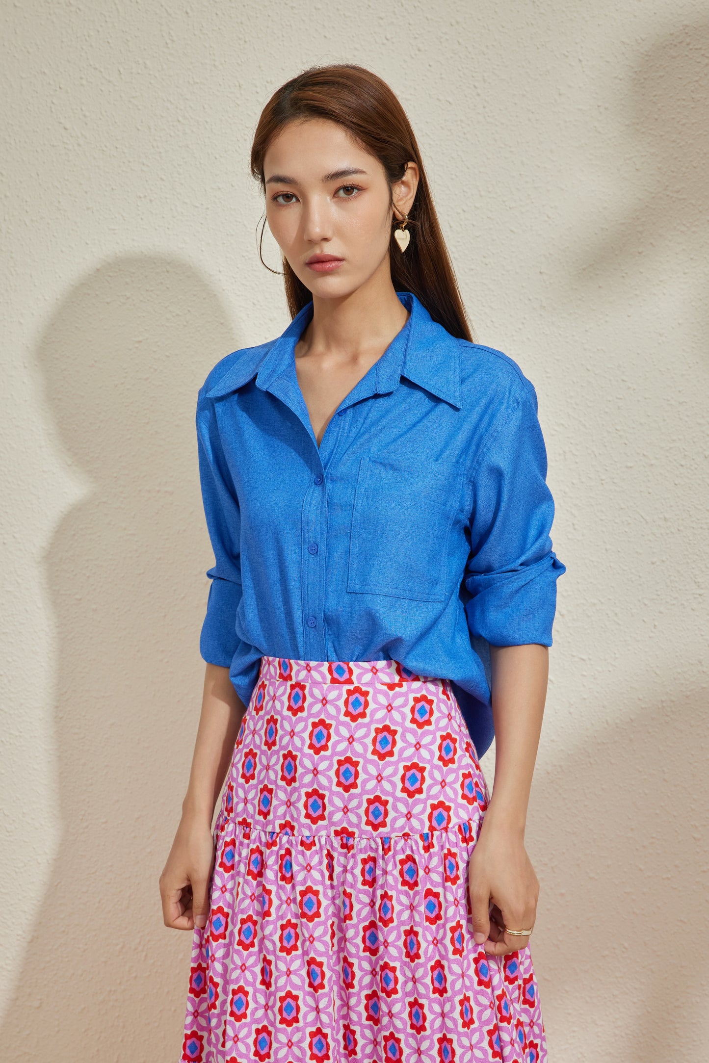 ESCAPE ARTIST SHIRT IN AZURE