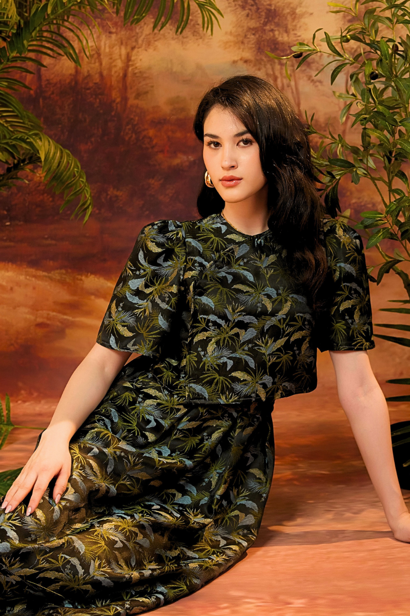 HANA SKIRT IN NIGHT MEADOW