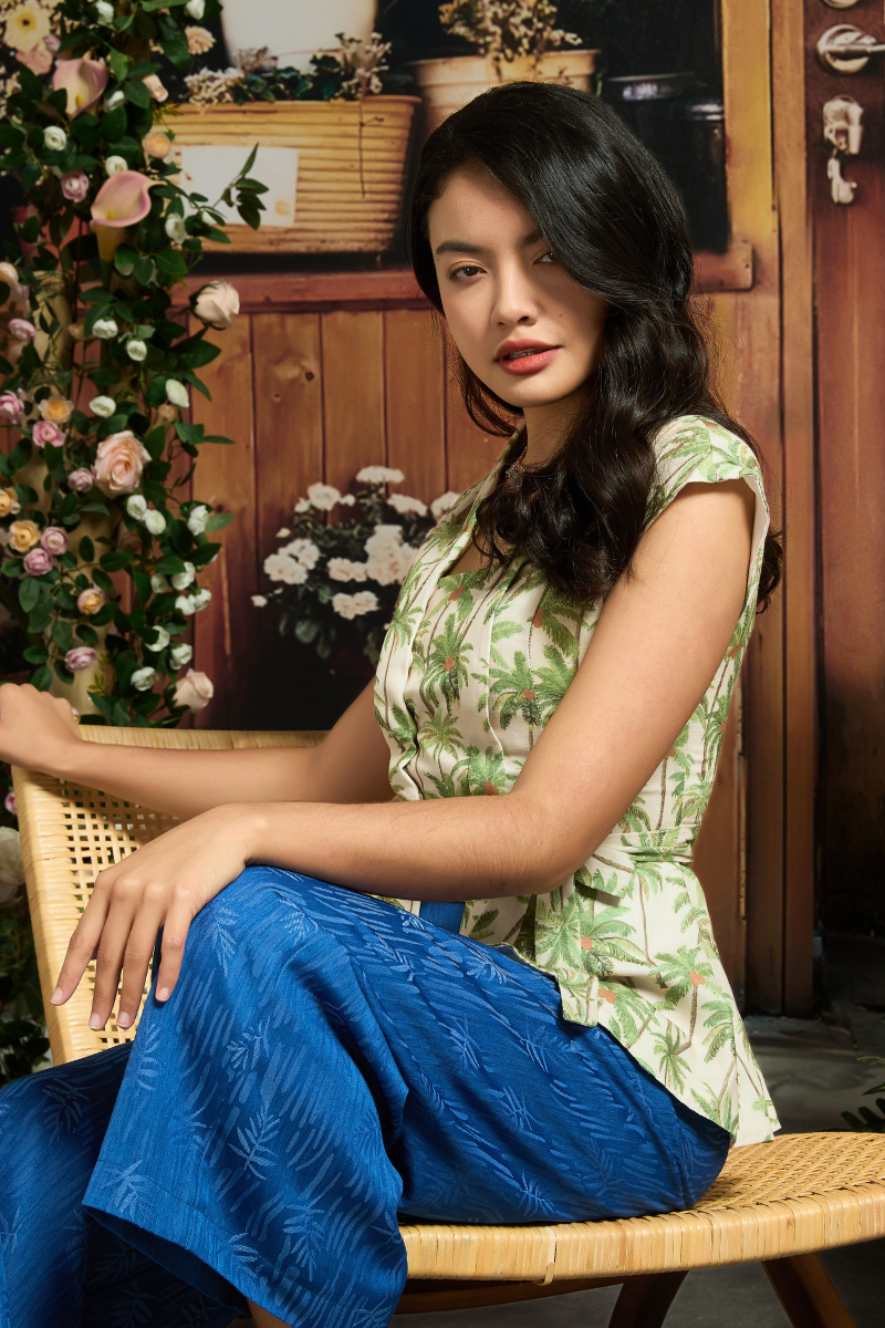 DARIA PANTS IN INDIGO LOOM