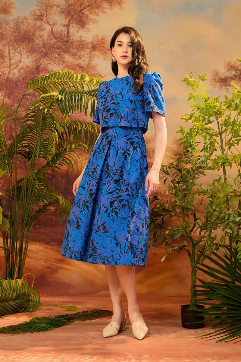 CAMISA IN COBALT FIELDSTONE