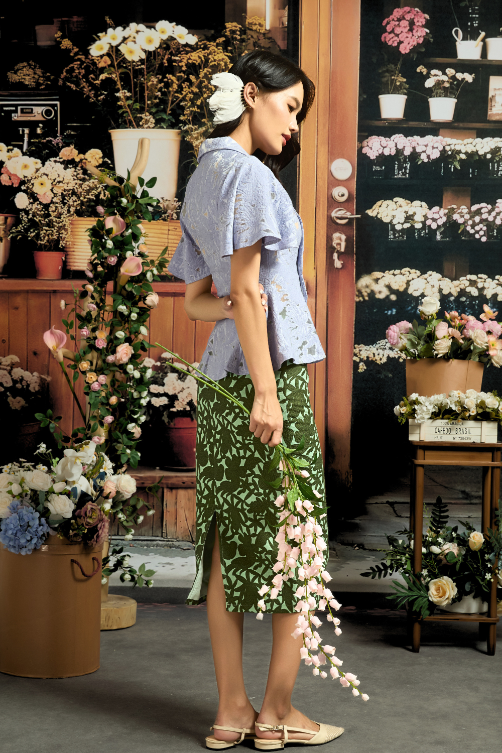 NARI SKIRT IN WINTERMELON