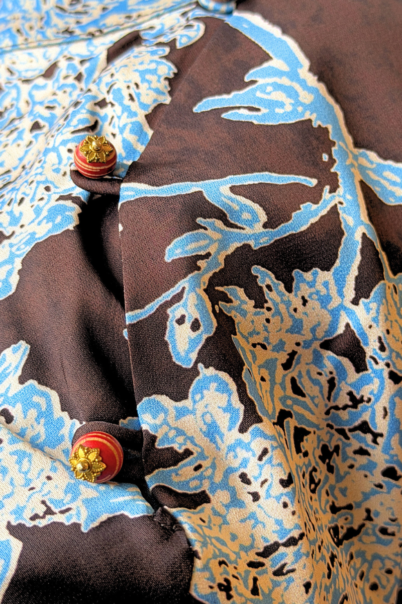 PINGYANG TOP IN BLUE GINGER