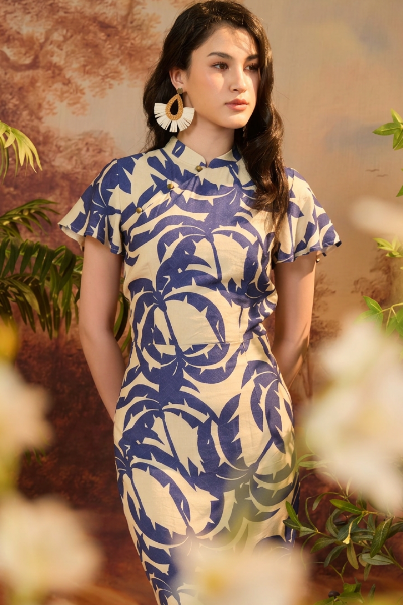 NARI SKIRT IN NILA PALM