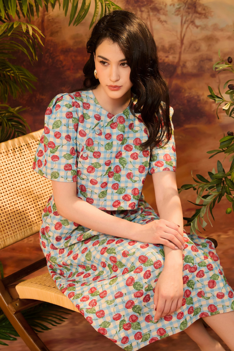 CAMISA IN CERISE