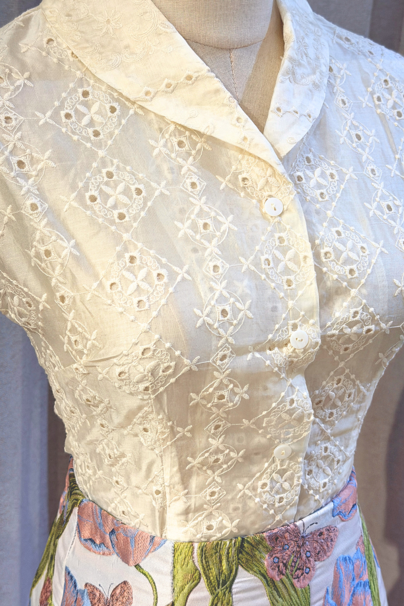 ROCKABILLY SHIRT IN HUSHED GARLAND