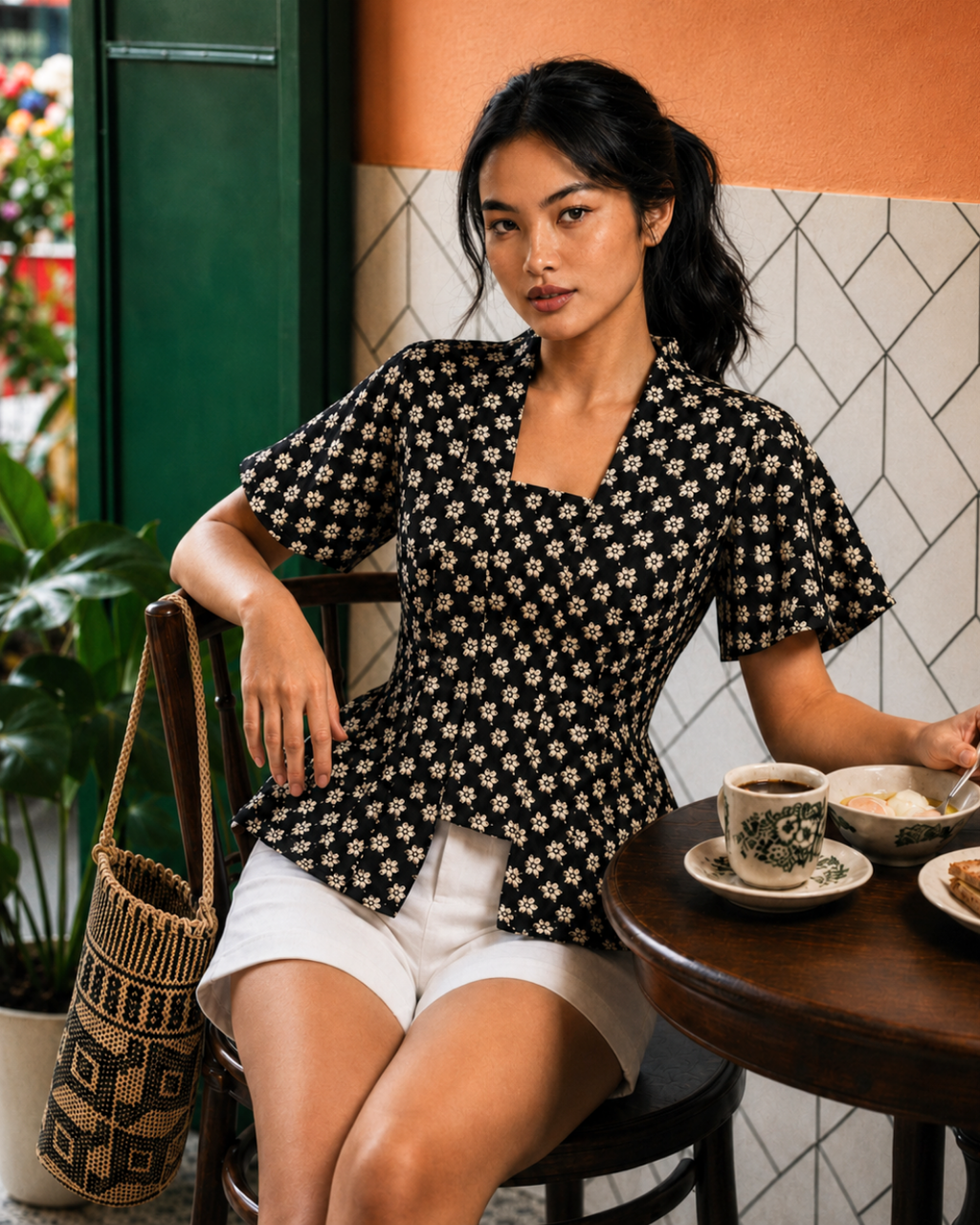 KEBAYA TOP IN SULAM RUMI