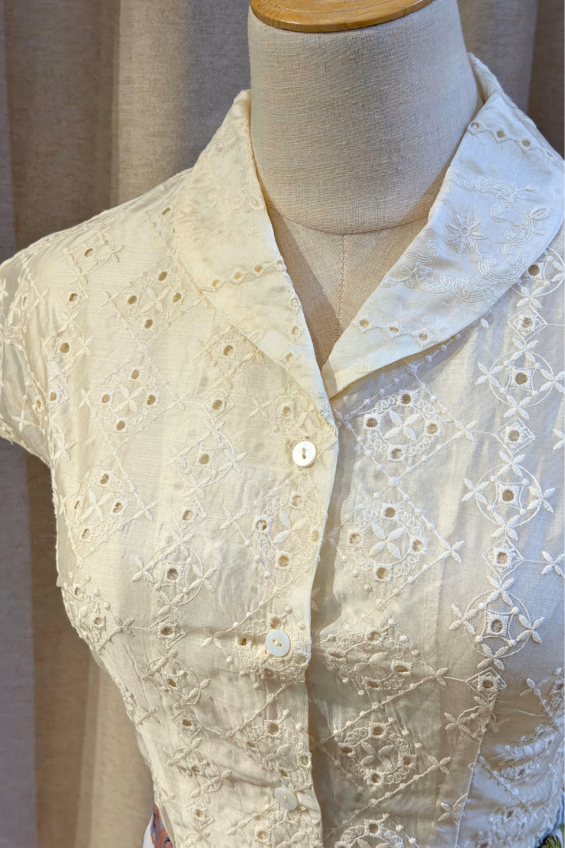 ROCKABILLY SHIRT IN HUSHED GARLAND
