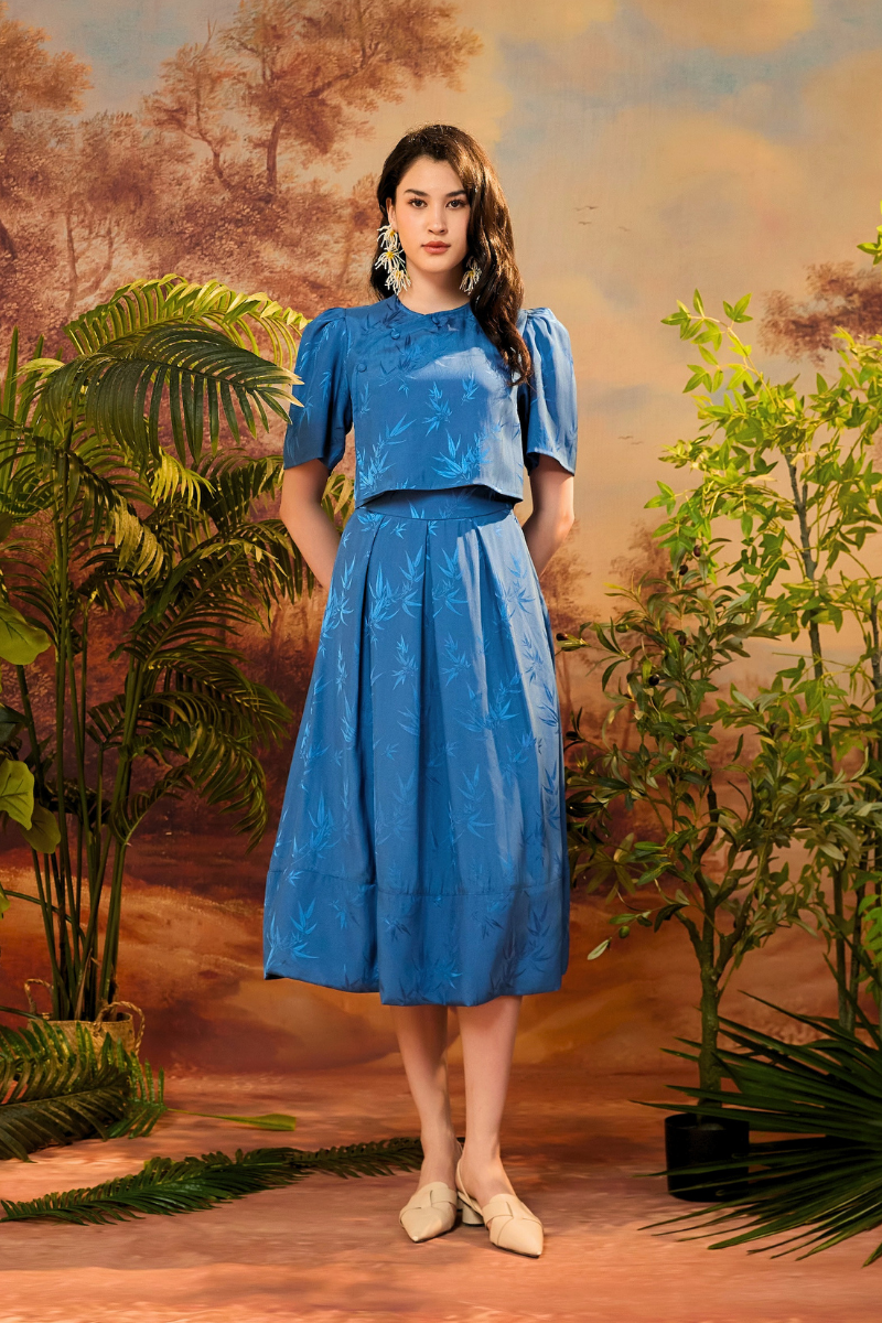 CAMISA IN KINGFISHER BLUE