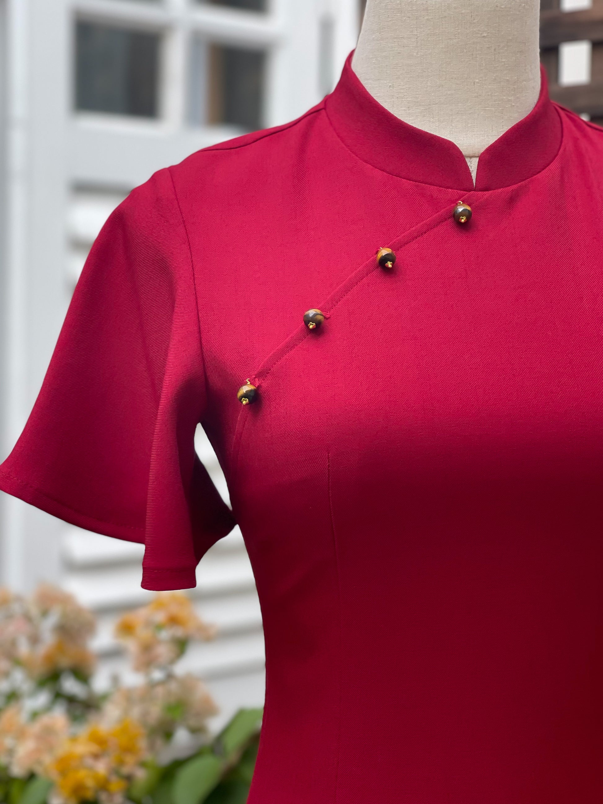 PINGYANG DRESS IN BERRY