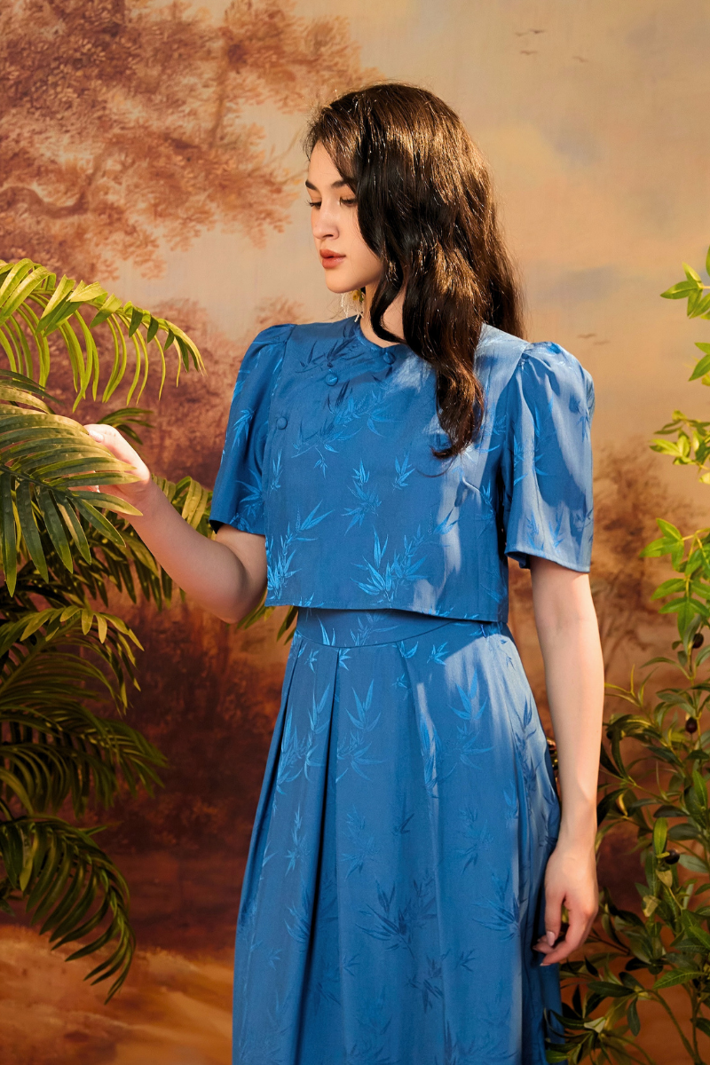 CAMISA IN KINGFISHER BLUE