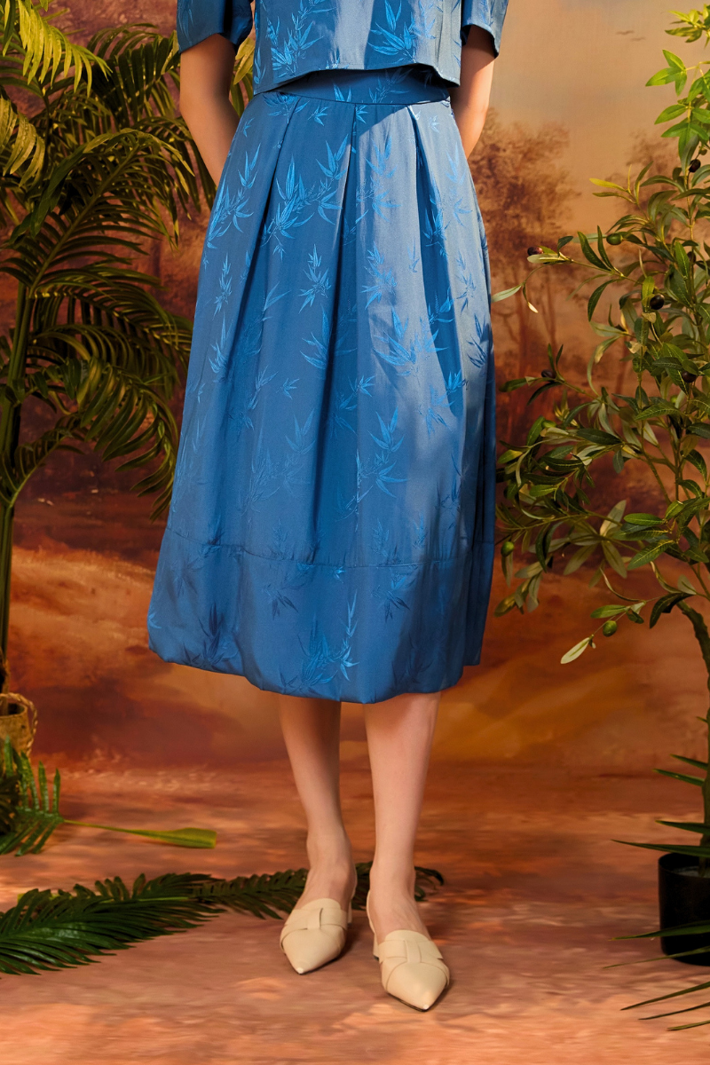 HANA SKIRT IN KINGFISHER BLUE