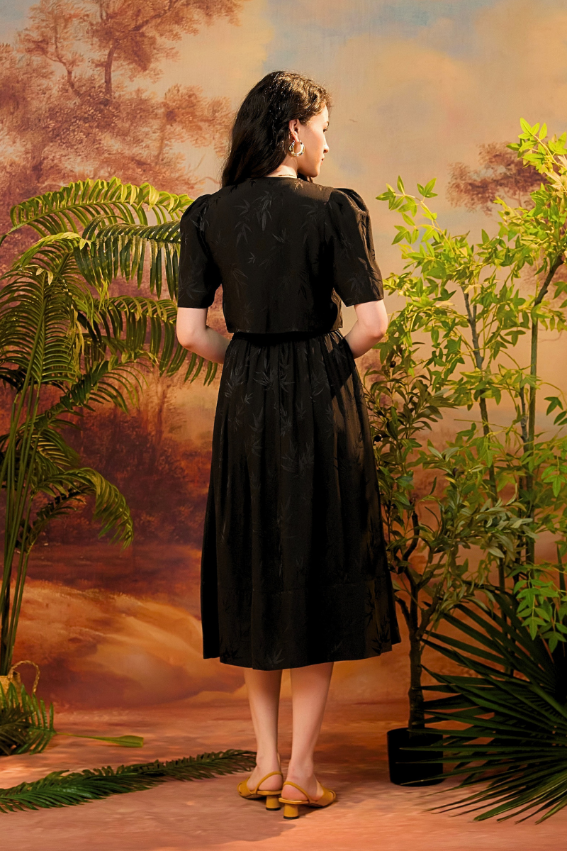 HANA SKIRT IN SMOKY BAMBOO
