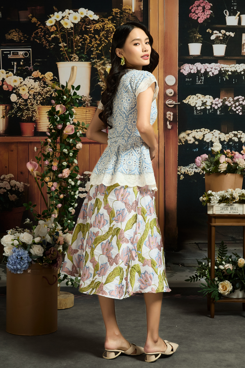 BENI SKIRT IN TULIP DAYDREAM