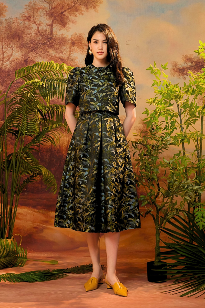 HANA SKIRT IN NIGHT MEADOW