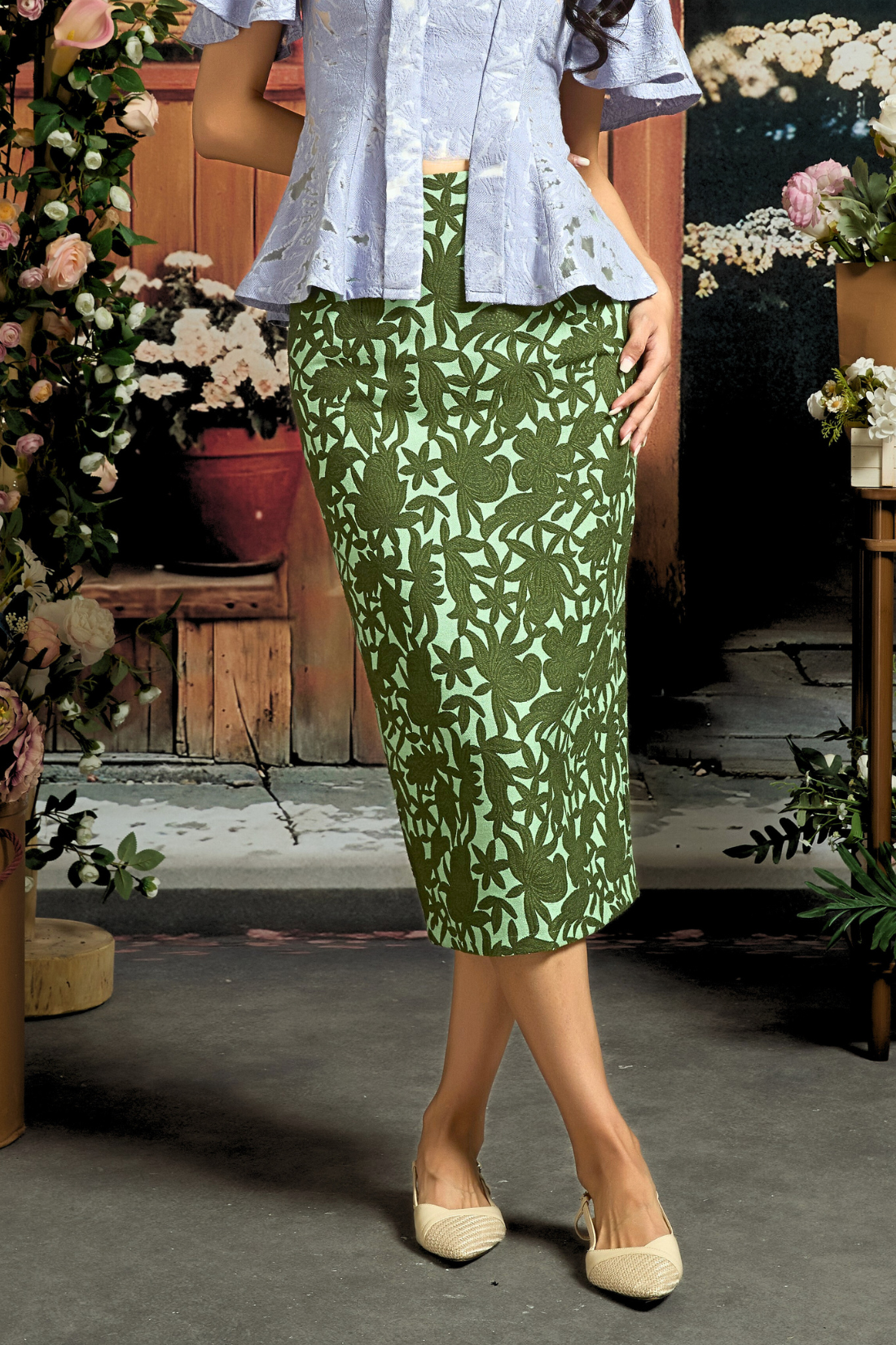 NARI SKIRT IN WINTERMELON
