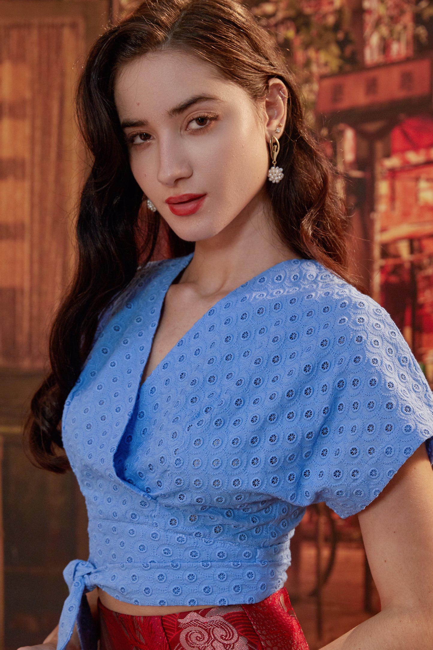 LEIZU SHANG IN SMOKY BLUE