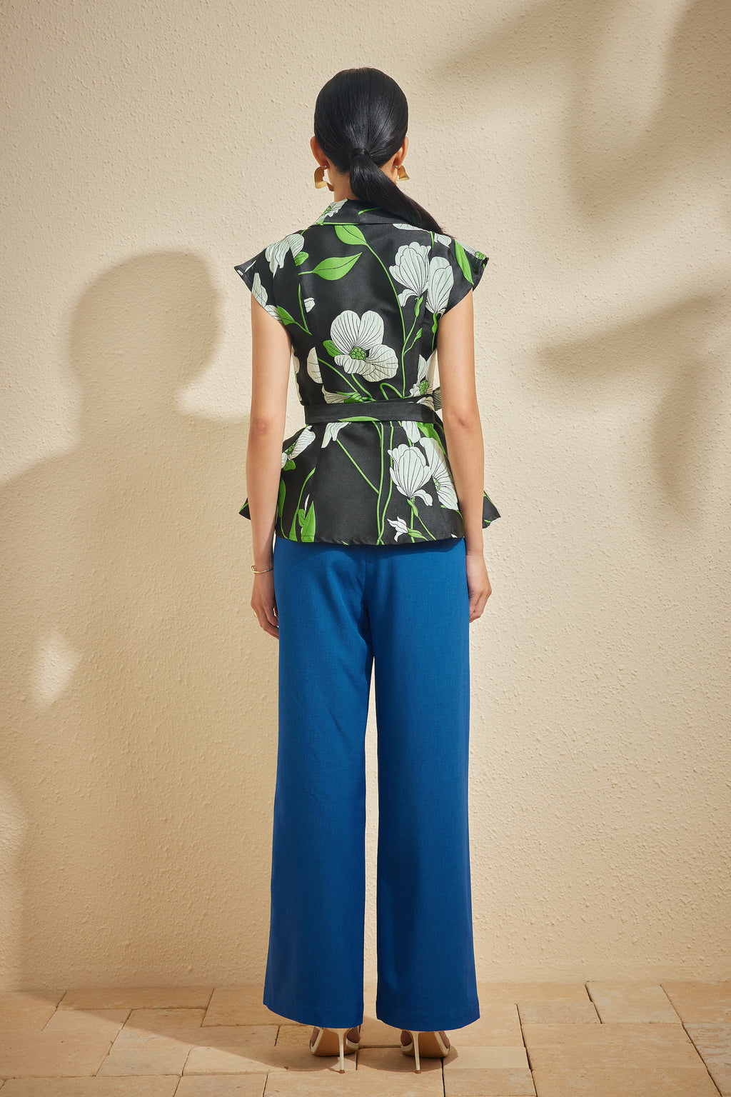 NYA CHIK TOP IN VELVET BLOOM