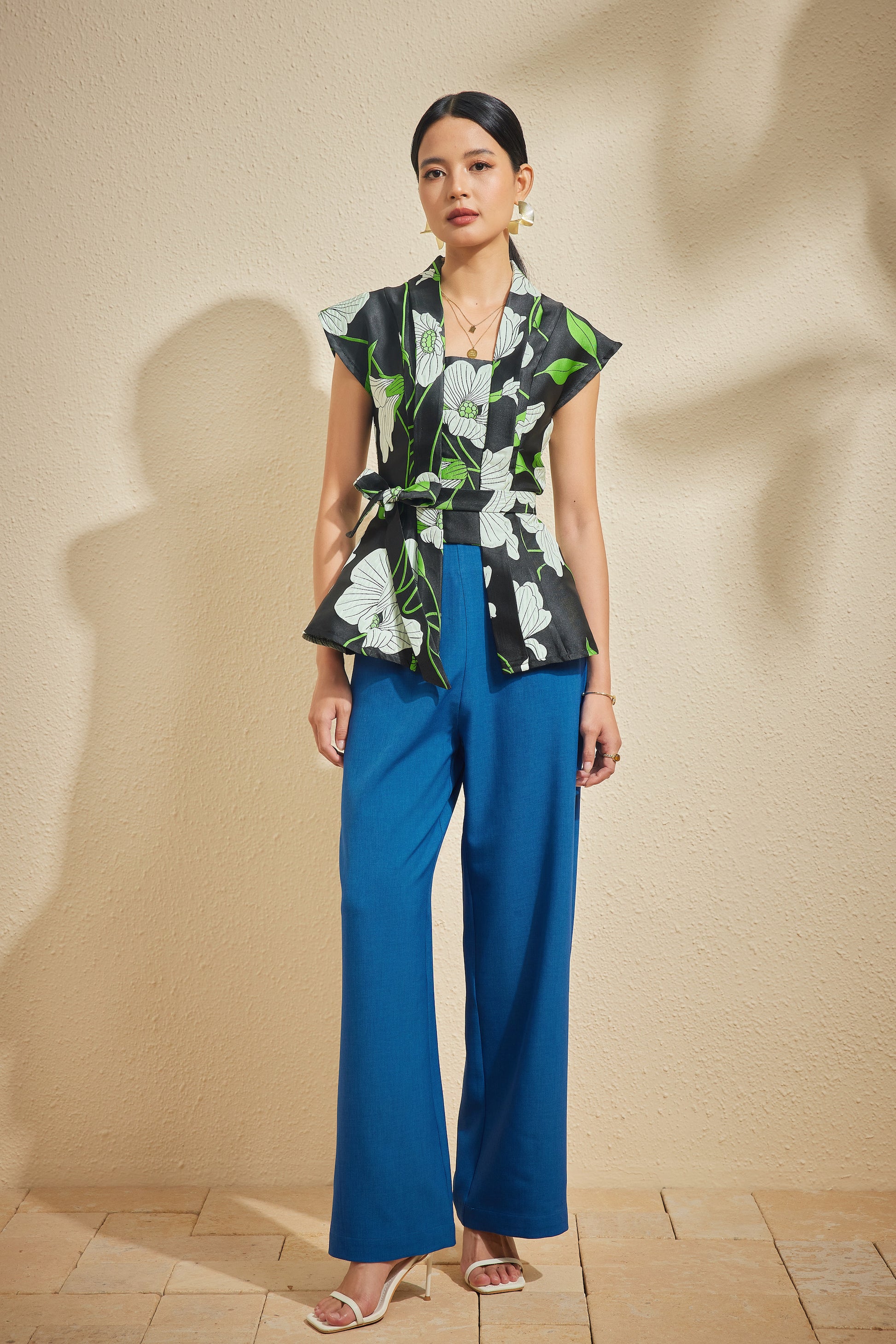NYA CHIK TOP IN VELVET BLOOM