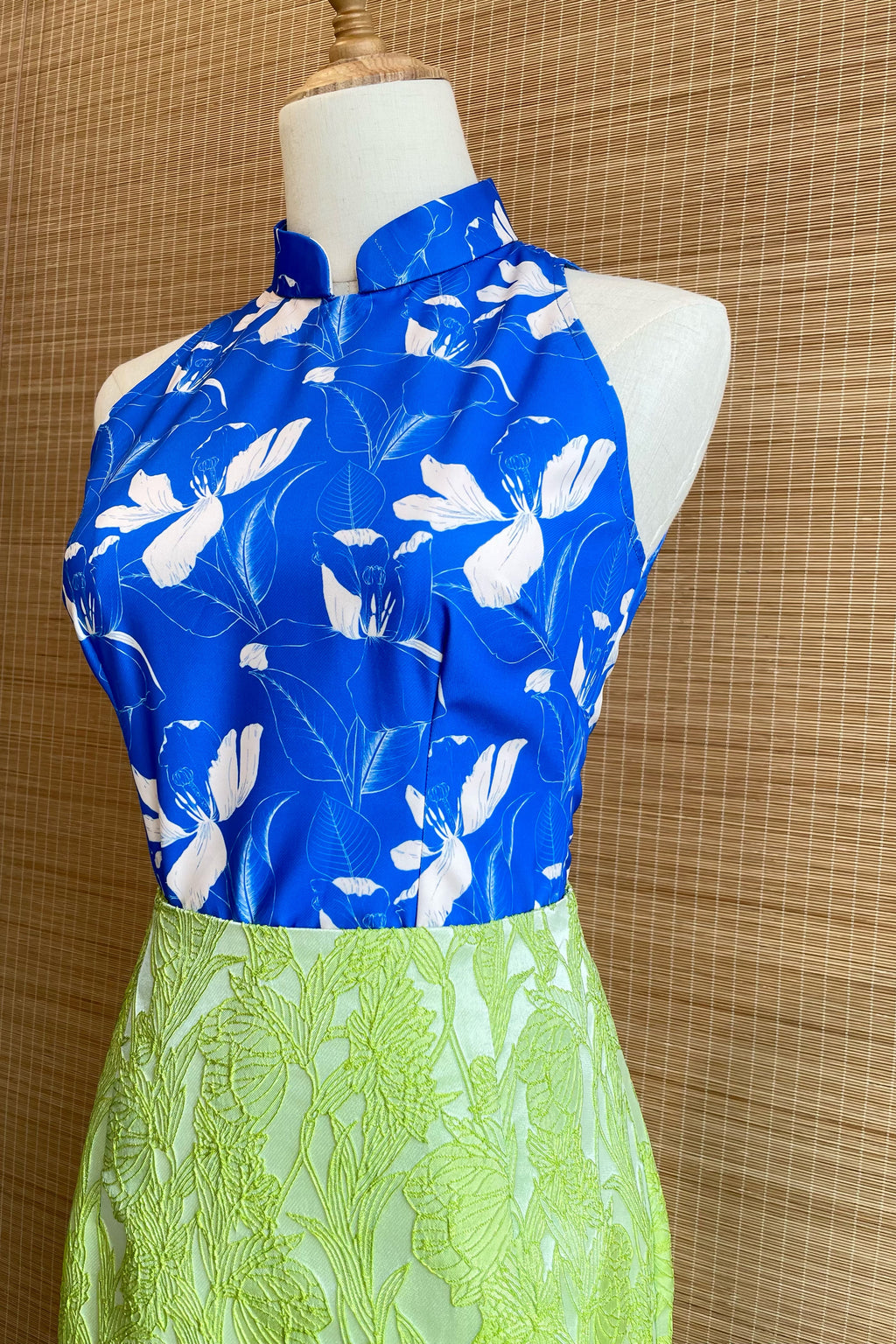 HALTER TOP IN BYZANTINE BLUE