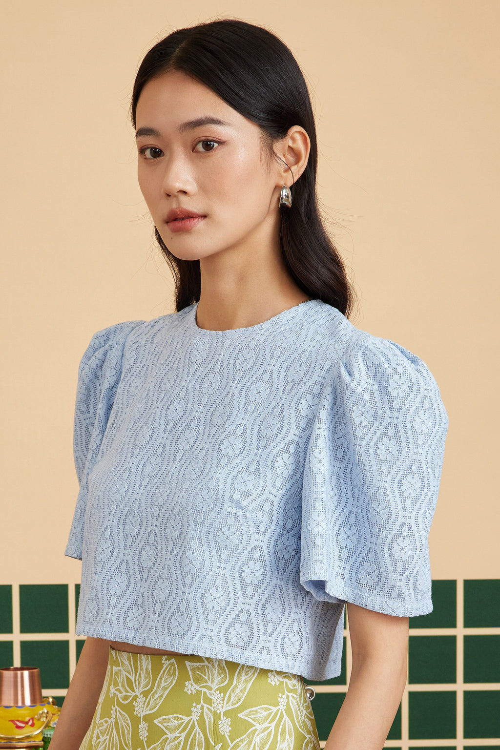 CAMISA IN CROCHET BLUE
