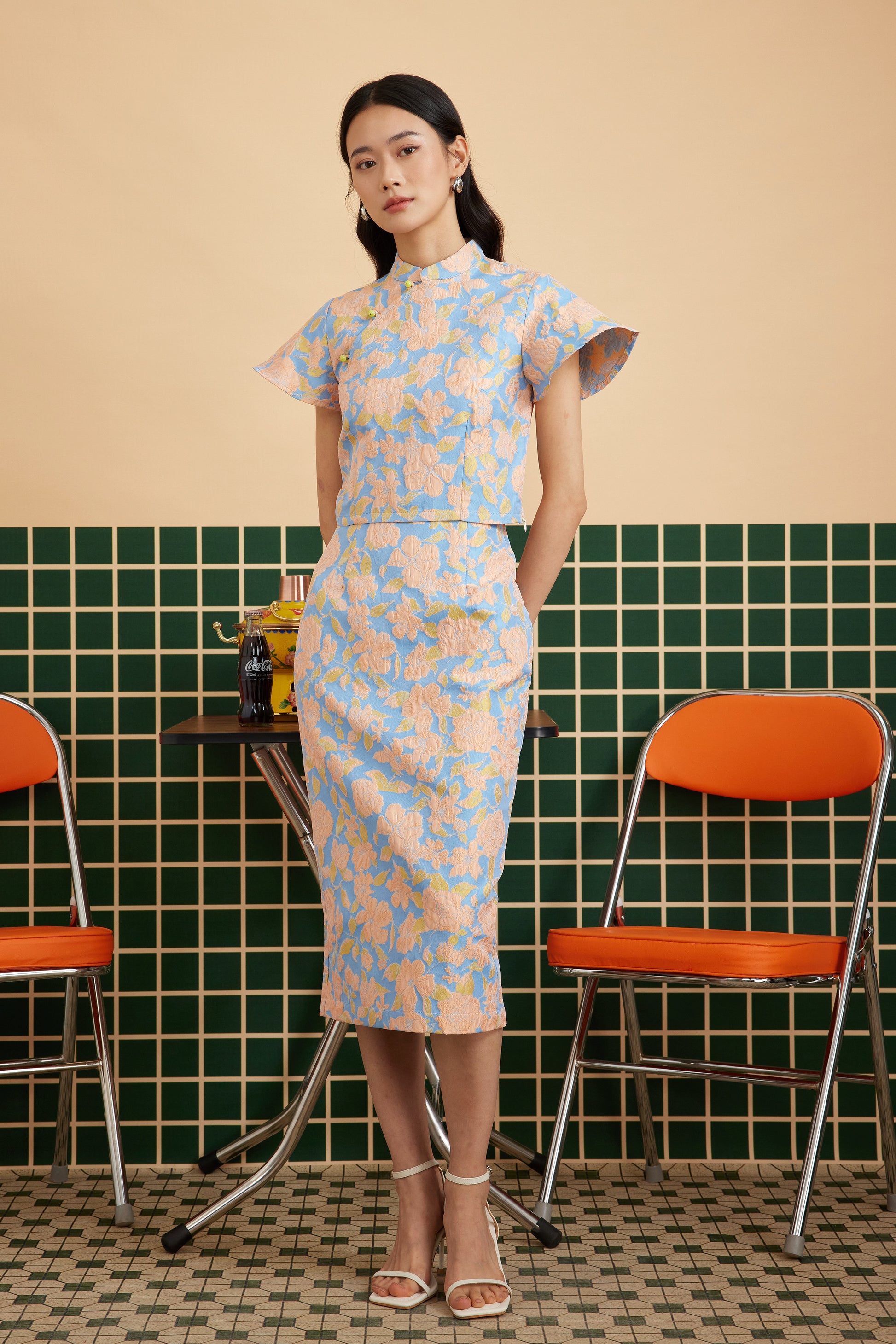 NARI SKIRT IN PERSICA