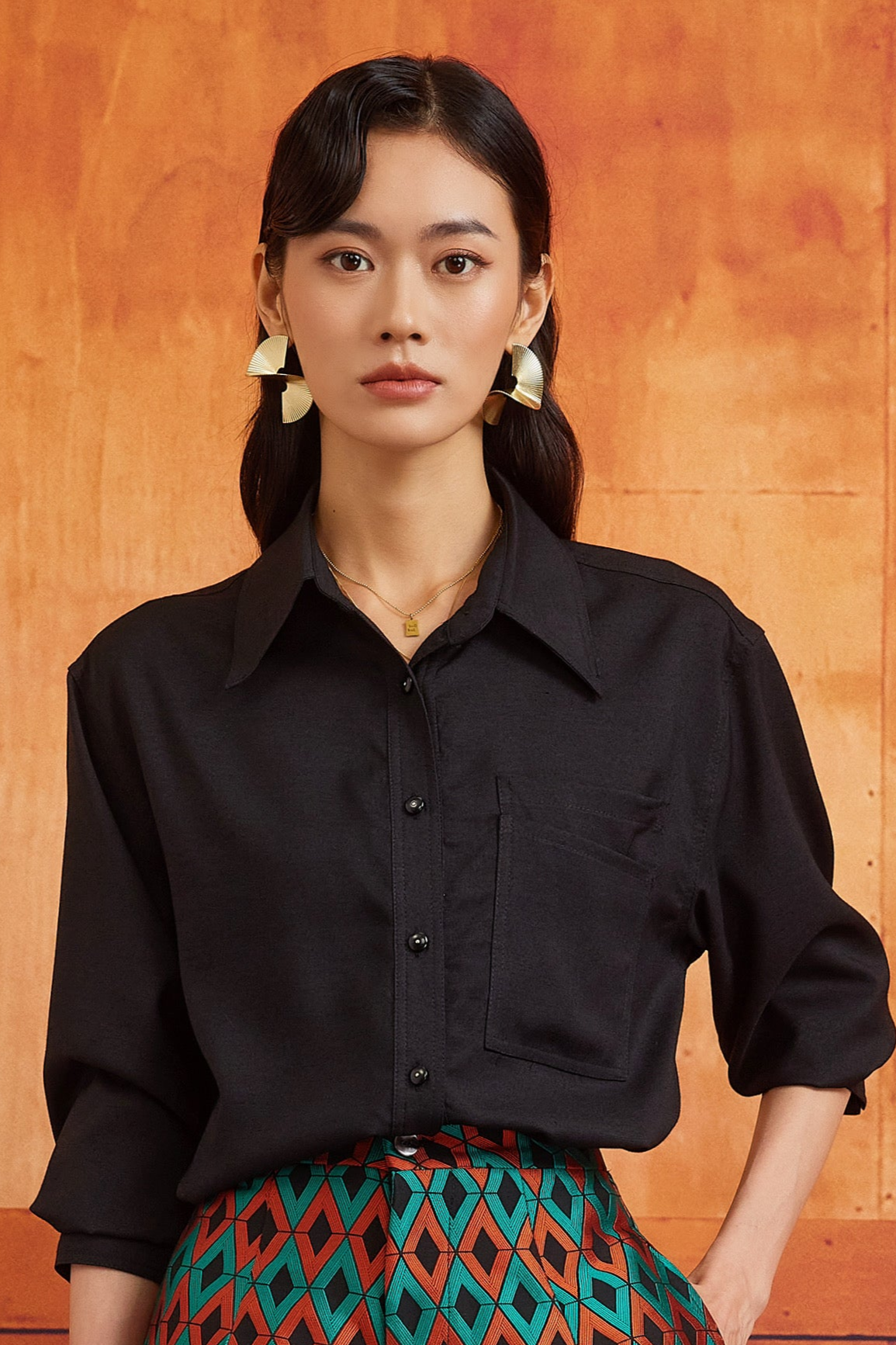 ESCAPE ARTIST SHIRT IN OFF GRID BLACK