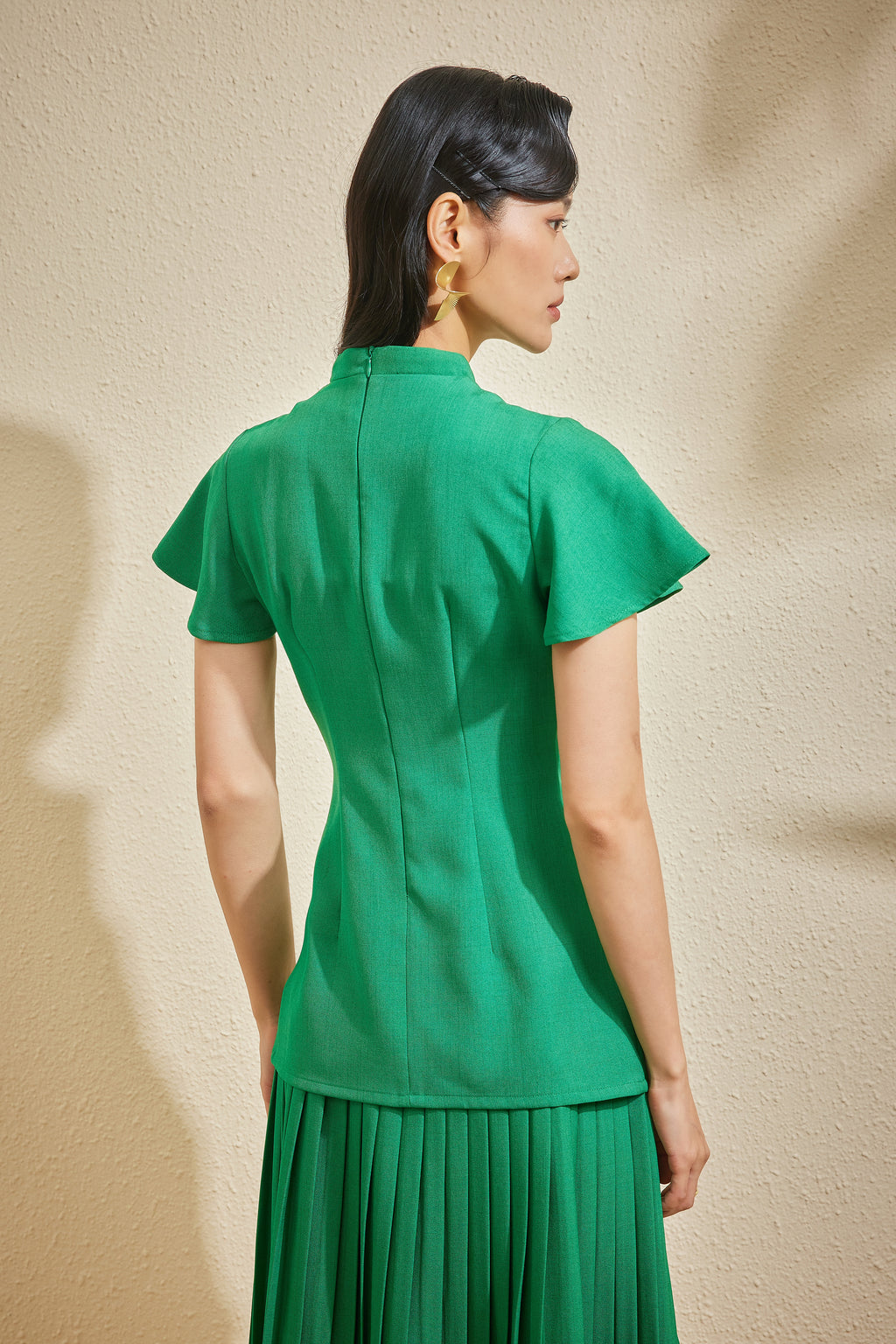 SOUTHERNER TOP IN PINE GREEN