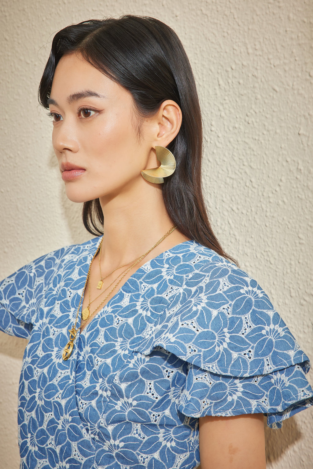 PHOENIX TOP IN BLUE AZALEA