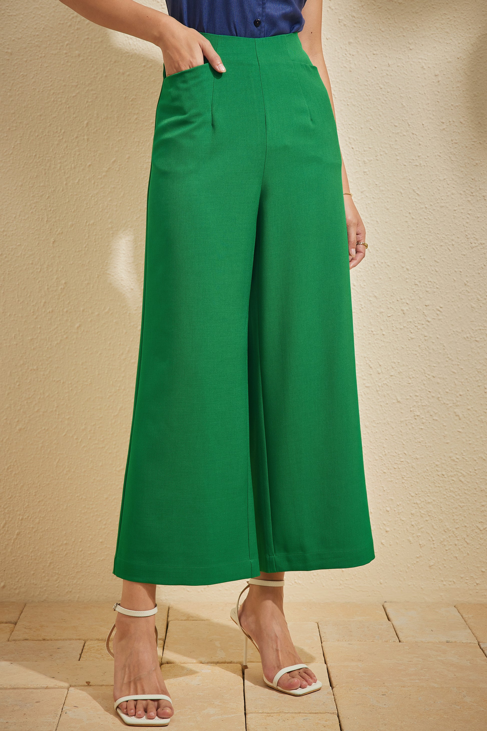 DARIA PANTS IN EMERALD HILL