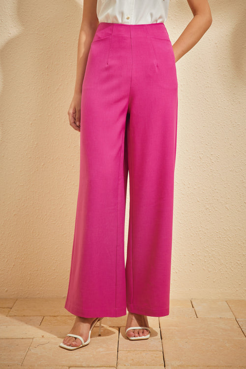 ARIA PANTS IN PERANAKAN PEONY