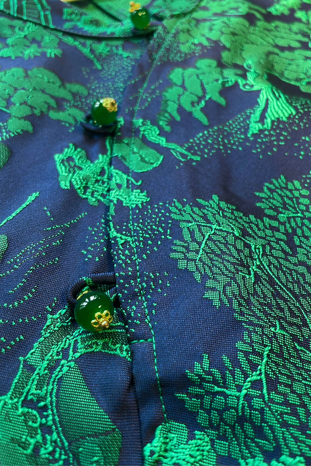 PINGYANG TOP IN INDIGO WILLOW