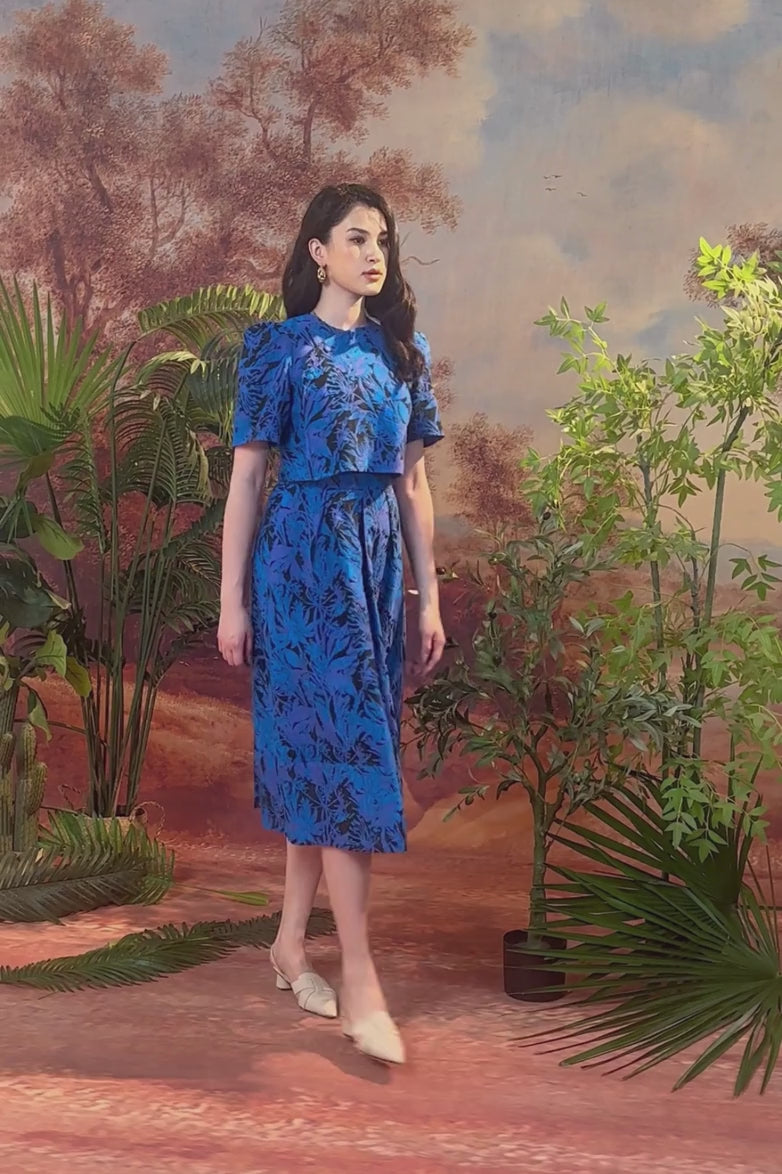 CAMISA IN COBALT FIELDSTONE